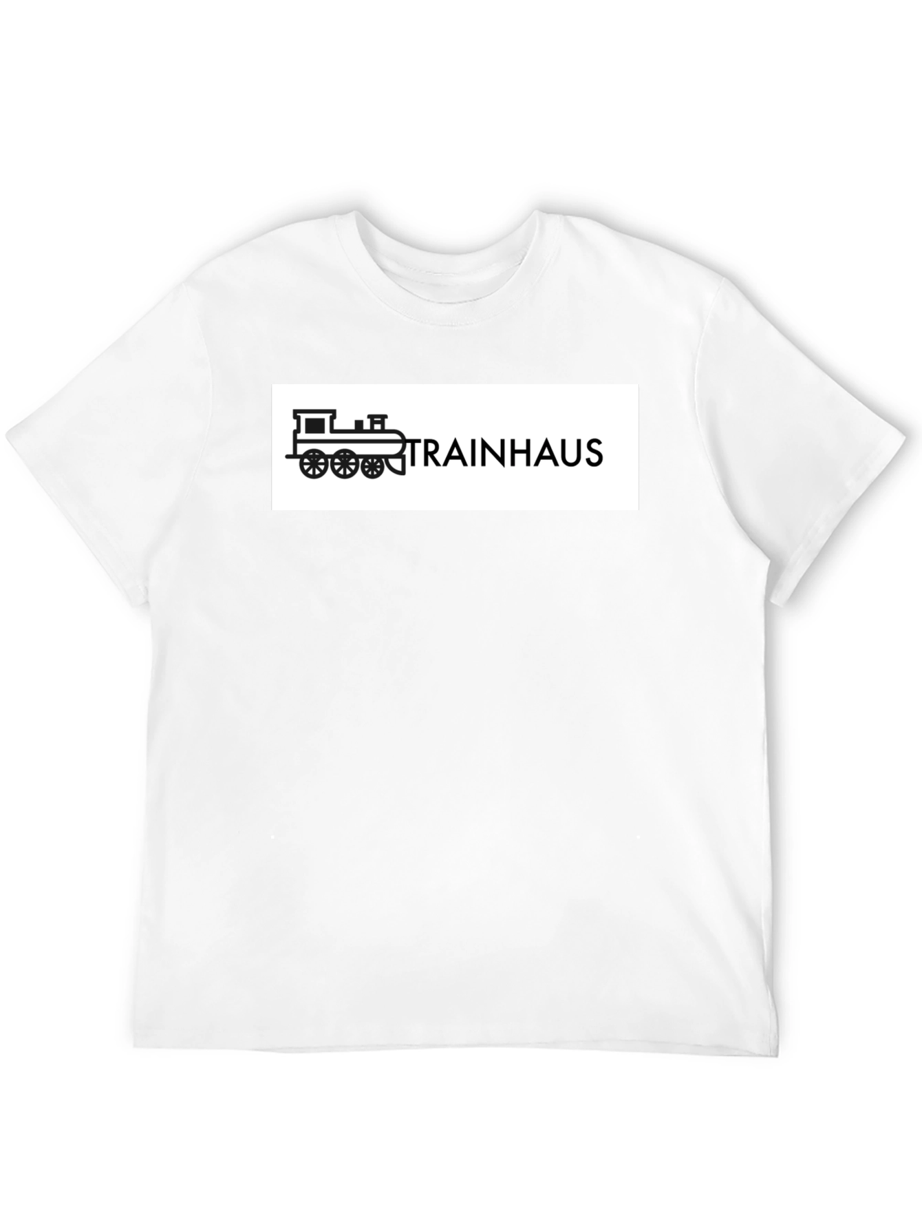 Trainhaus T-Shirt - Black Graphic Tee