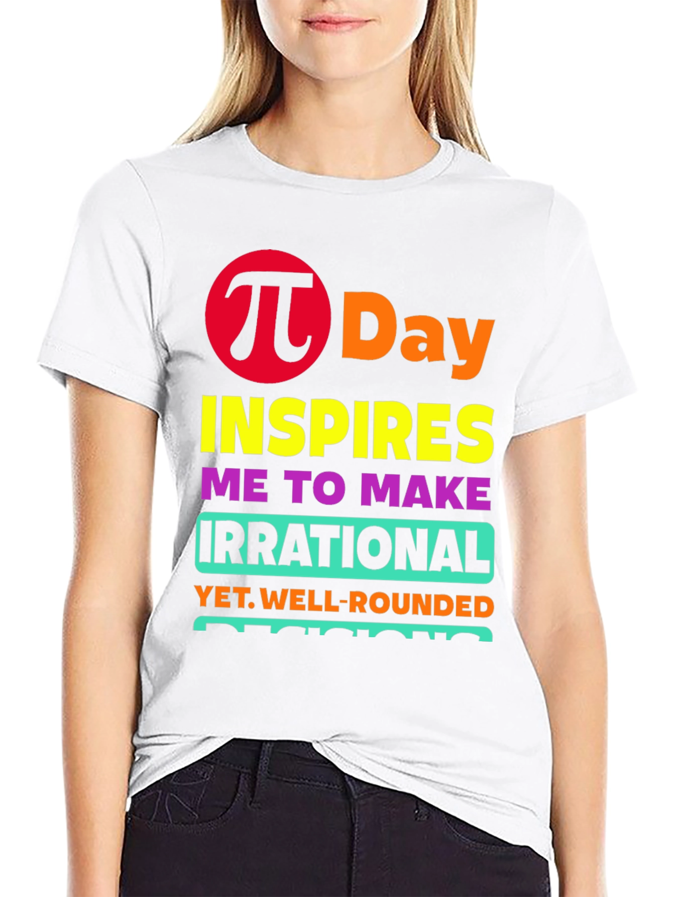 Pi Day Irrational Decisions Graphic T-Shirt