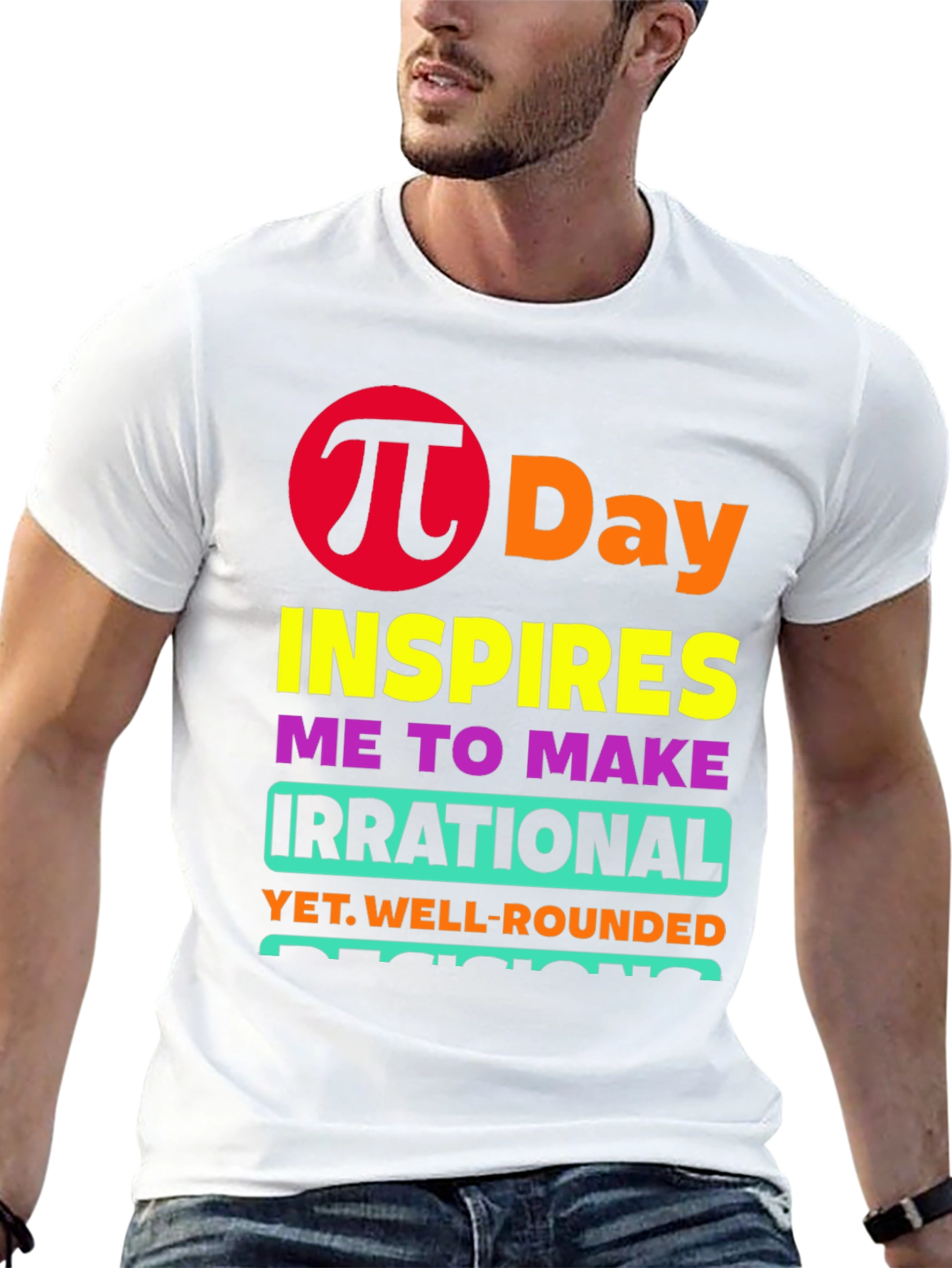 Pi Day Irrational Decisions Graphic T-Shirt