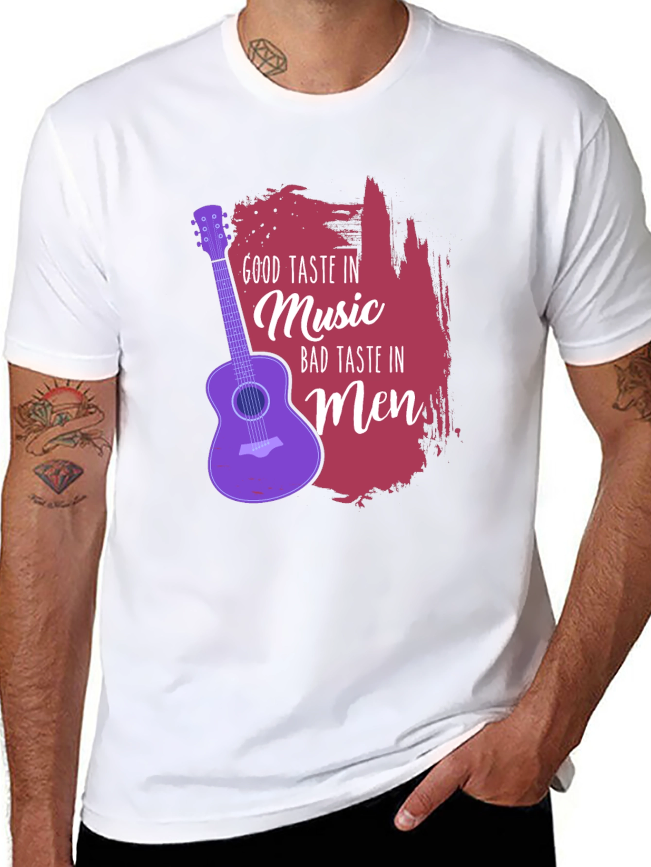 Good Taste Music Bad Taste Men Graphic Tee