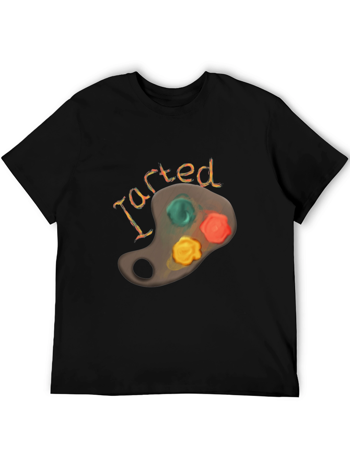 I Started Art T-Shirt - Painters Palette Tee