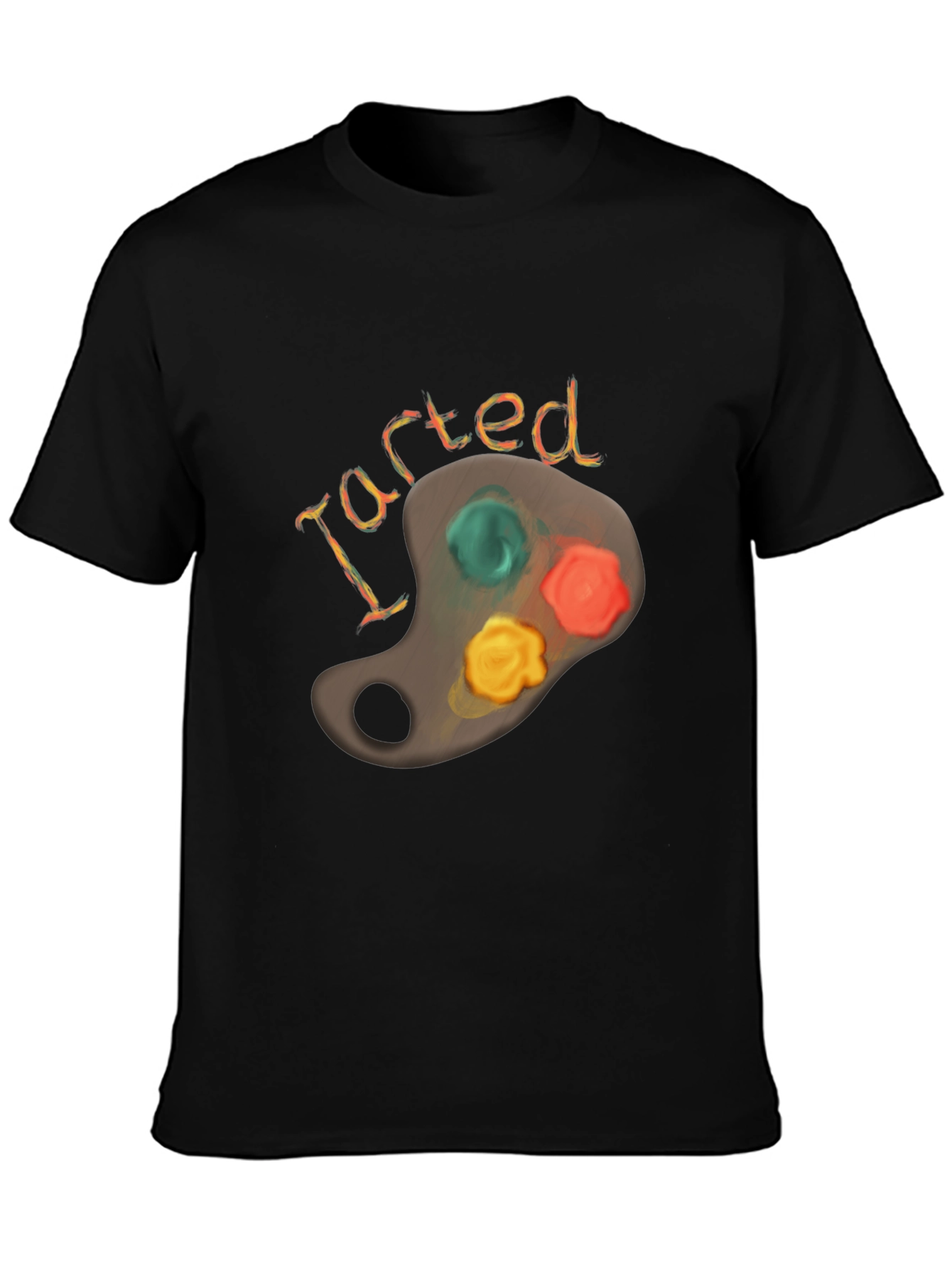 I Started Art T-Shirt - Painters Palette Tee