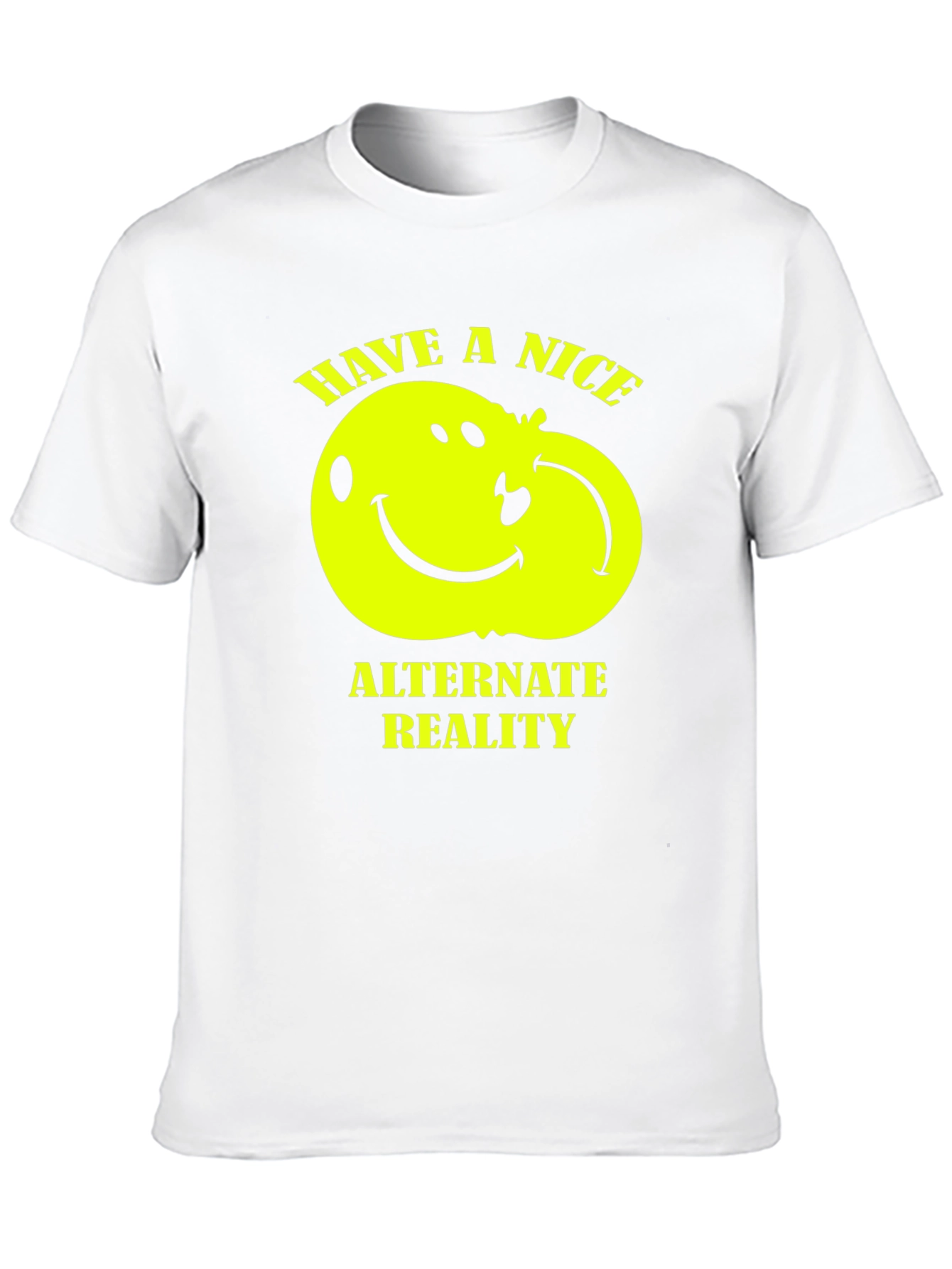 Have A Nice Alternate Reality Black Graphic Tee