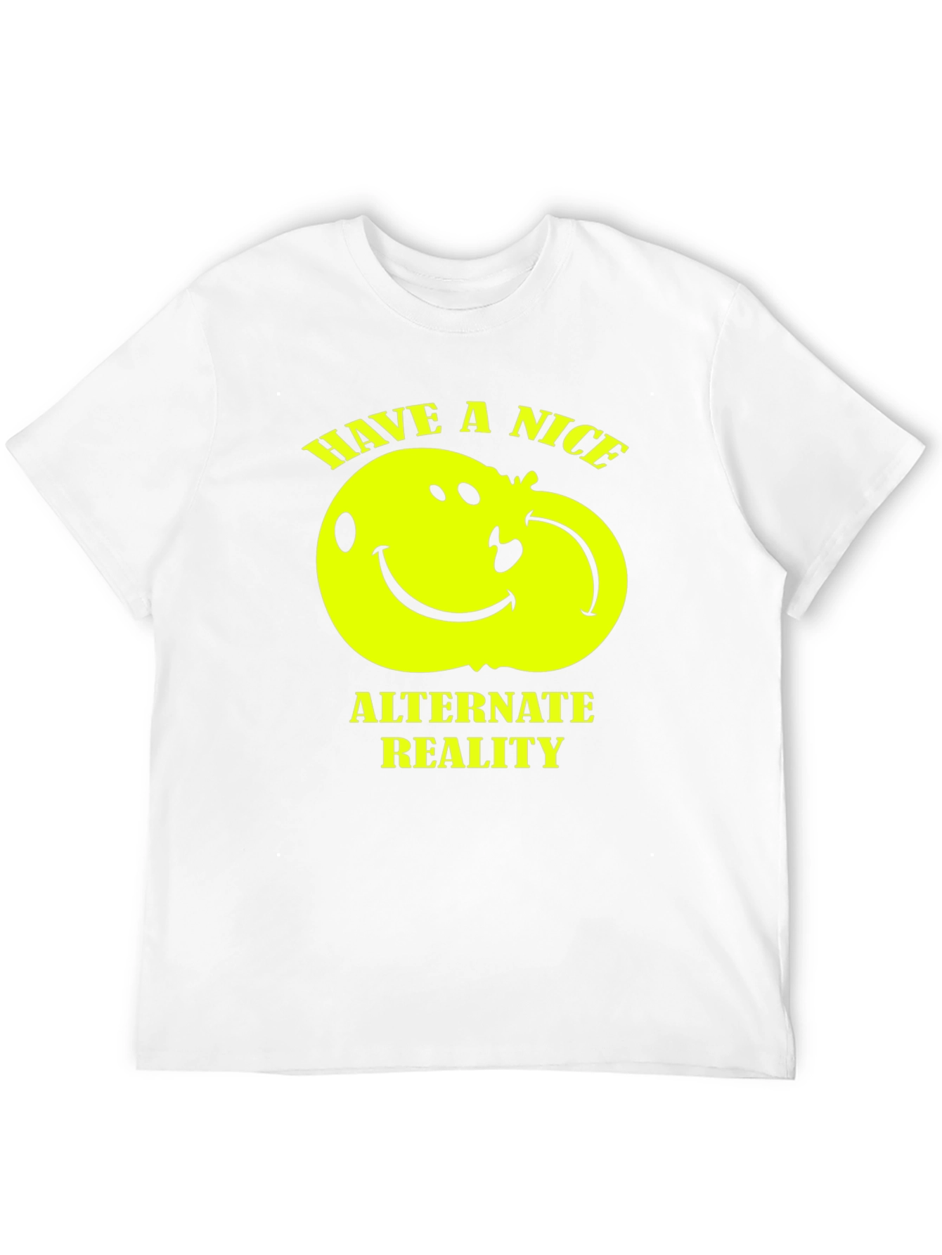 Have A Nice Alternate Reality Black Graphic Tee