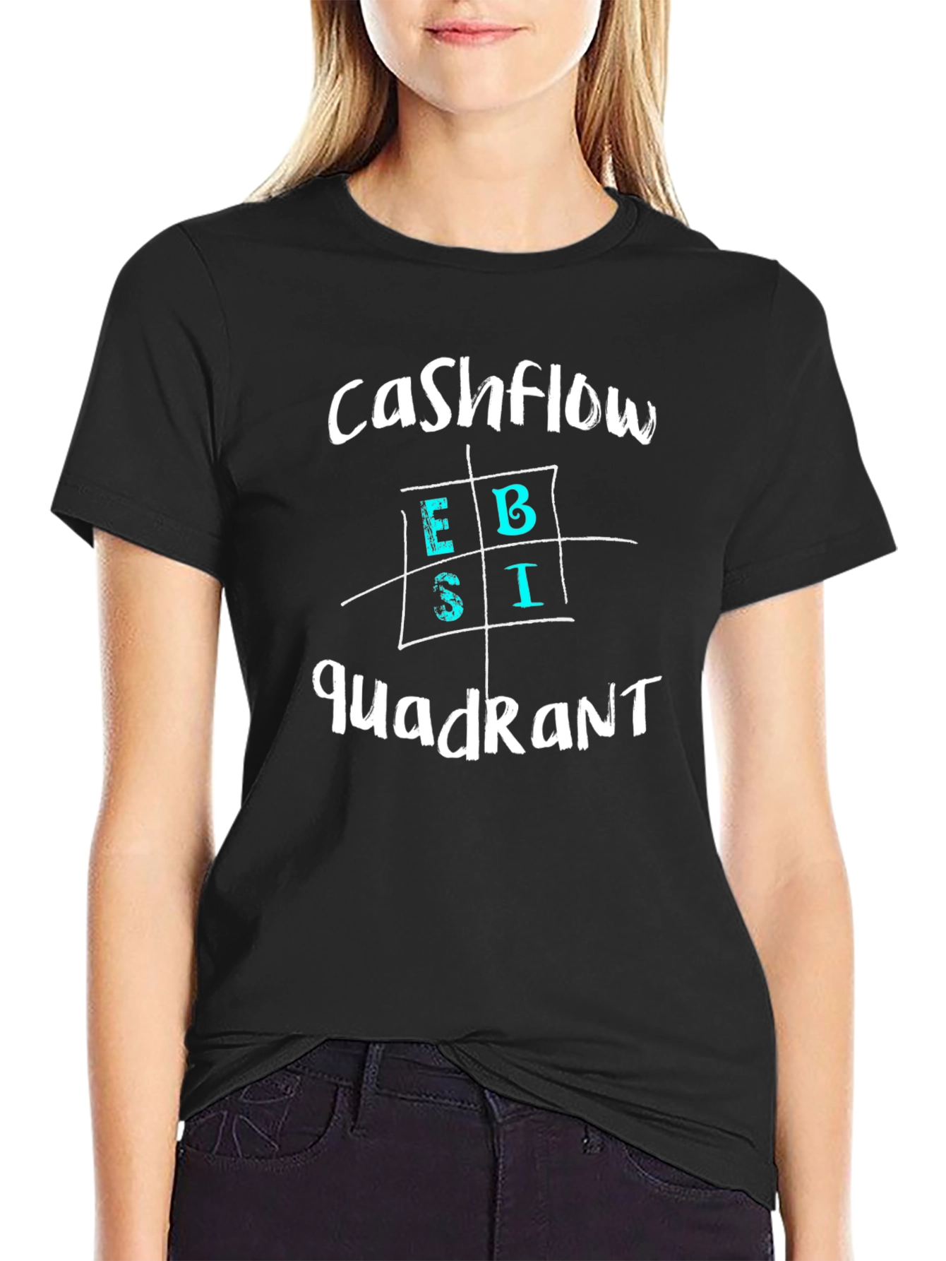 Cashflow Quadrant Tee - Entrepreneur Investor Business T-Shirt