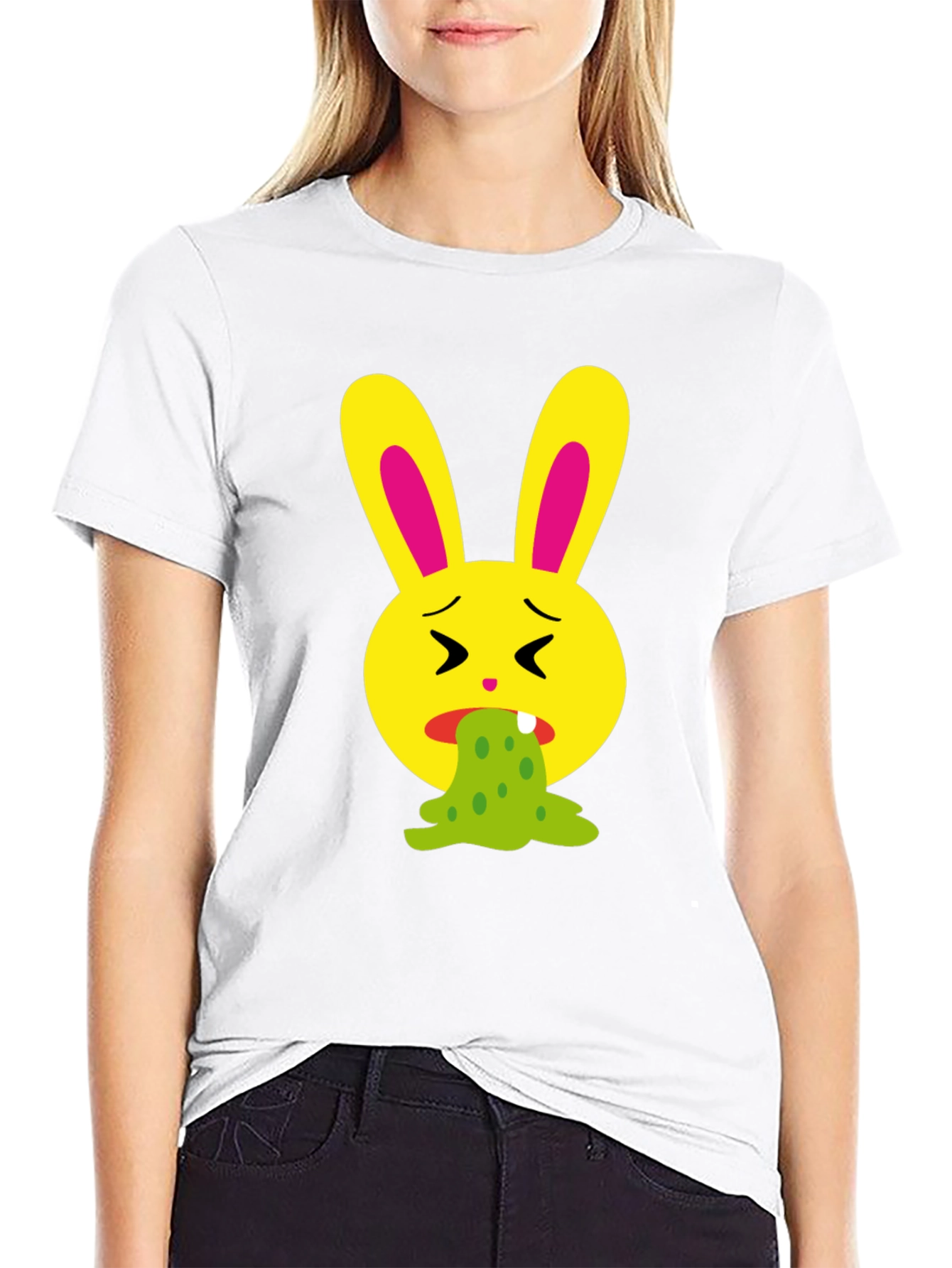 Vomiting Bunny Graphic Tee