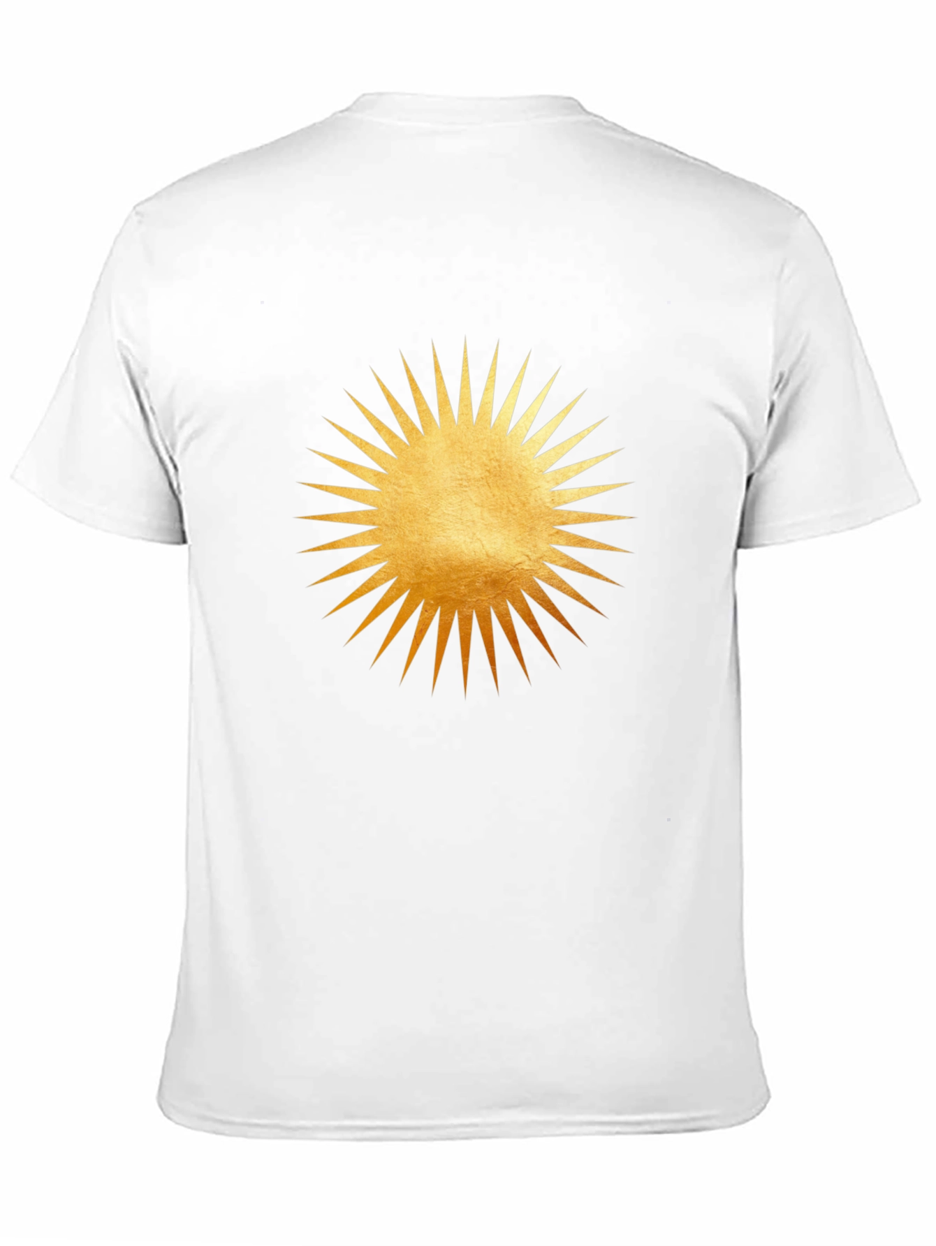 Radiant Sun Graphic Tee - Black Cotton Comfort