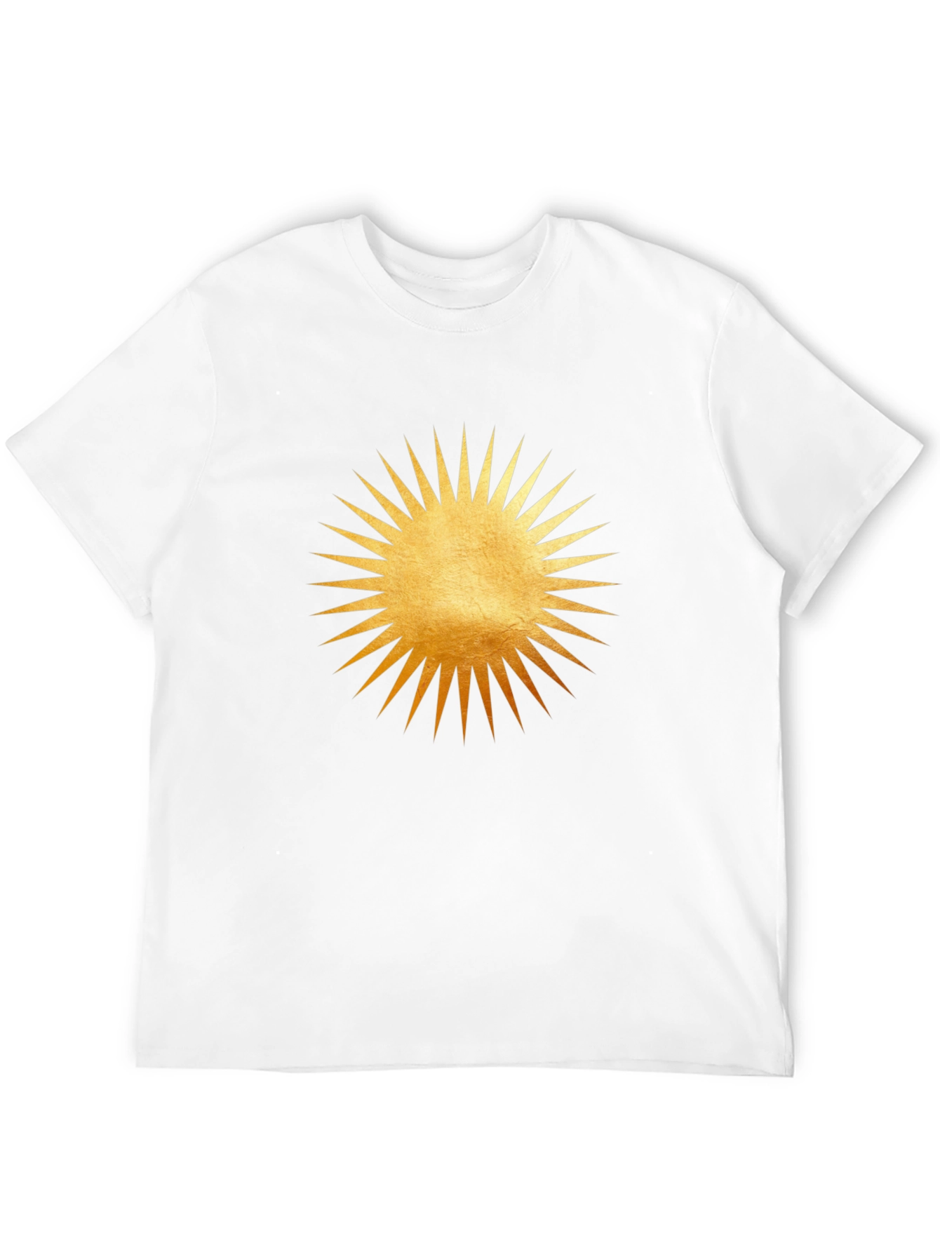 Radiant Sun Graphic Tee - Black Cotton Comfort