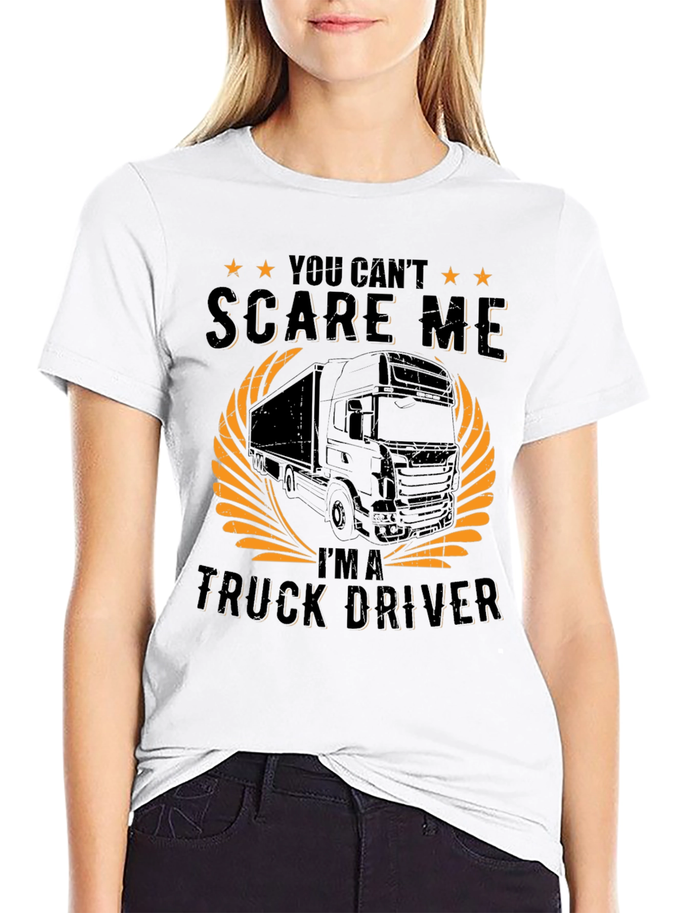 Truck Driver T-Shirt - Dont Scare Me!