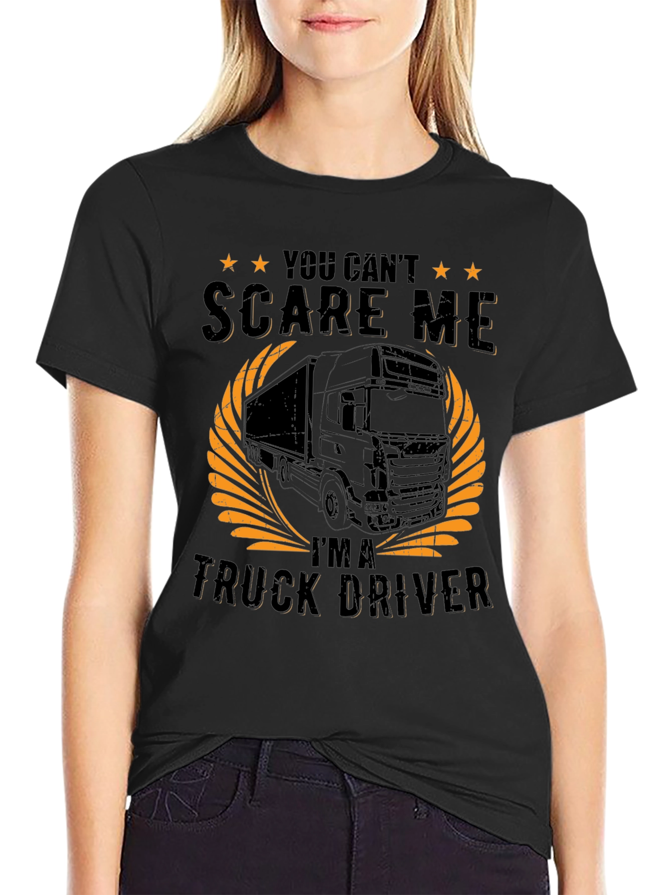 Truck Driver T-Shirt - Dont Scare Me!