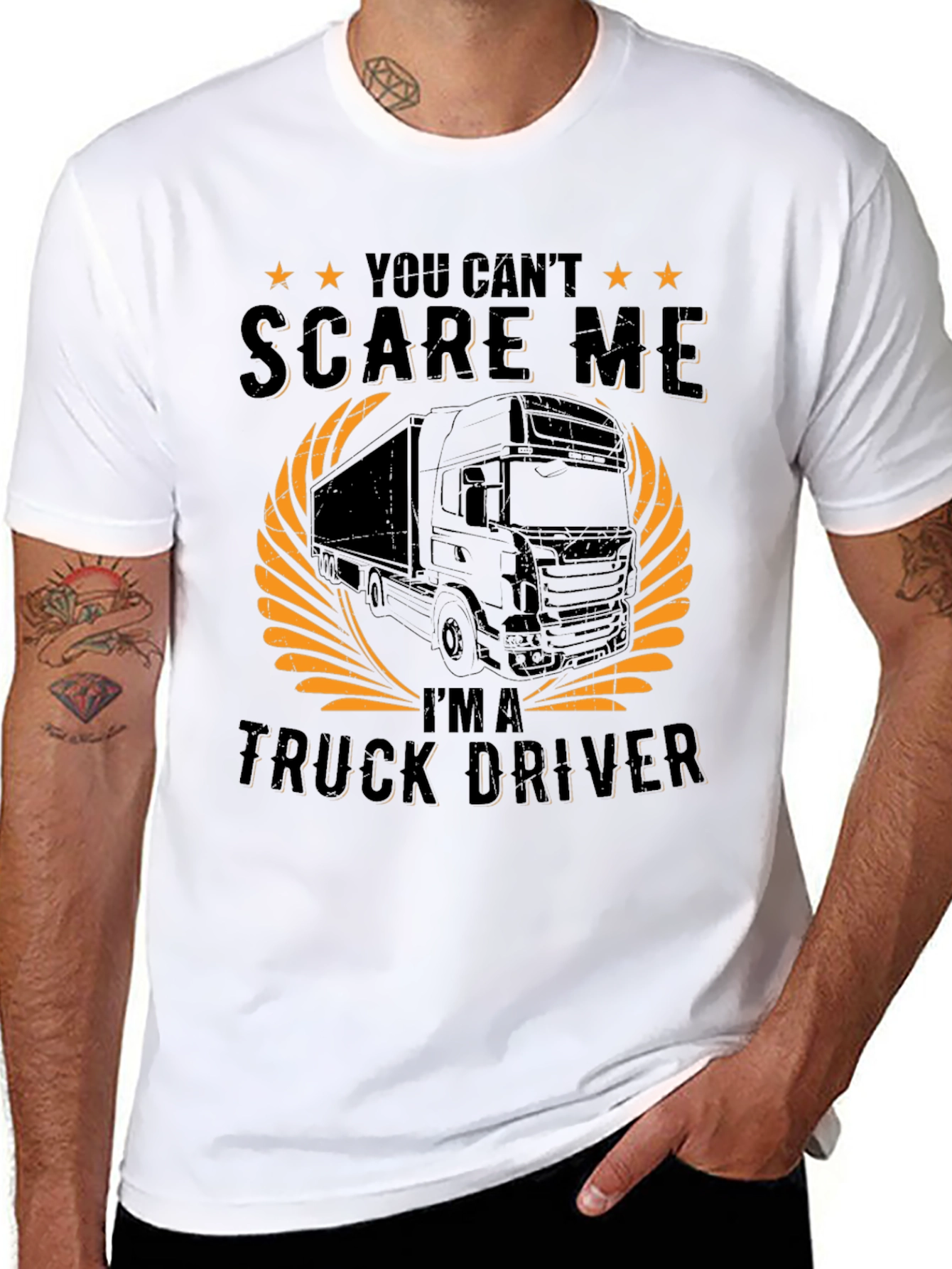 Truck Driver T-Shirt - Dont Scare Me!