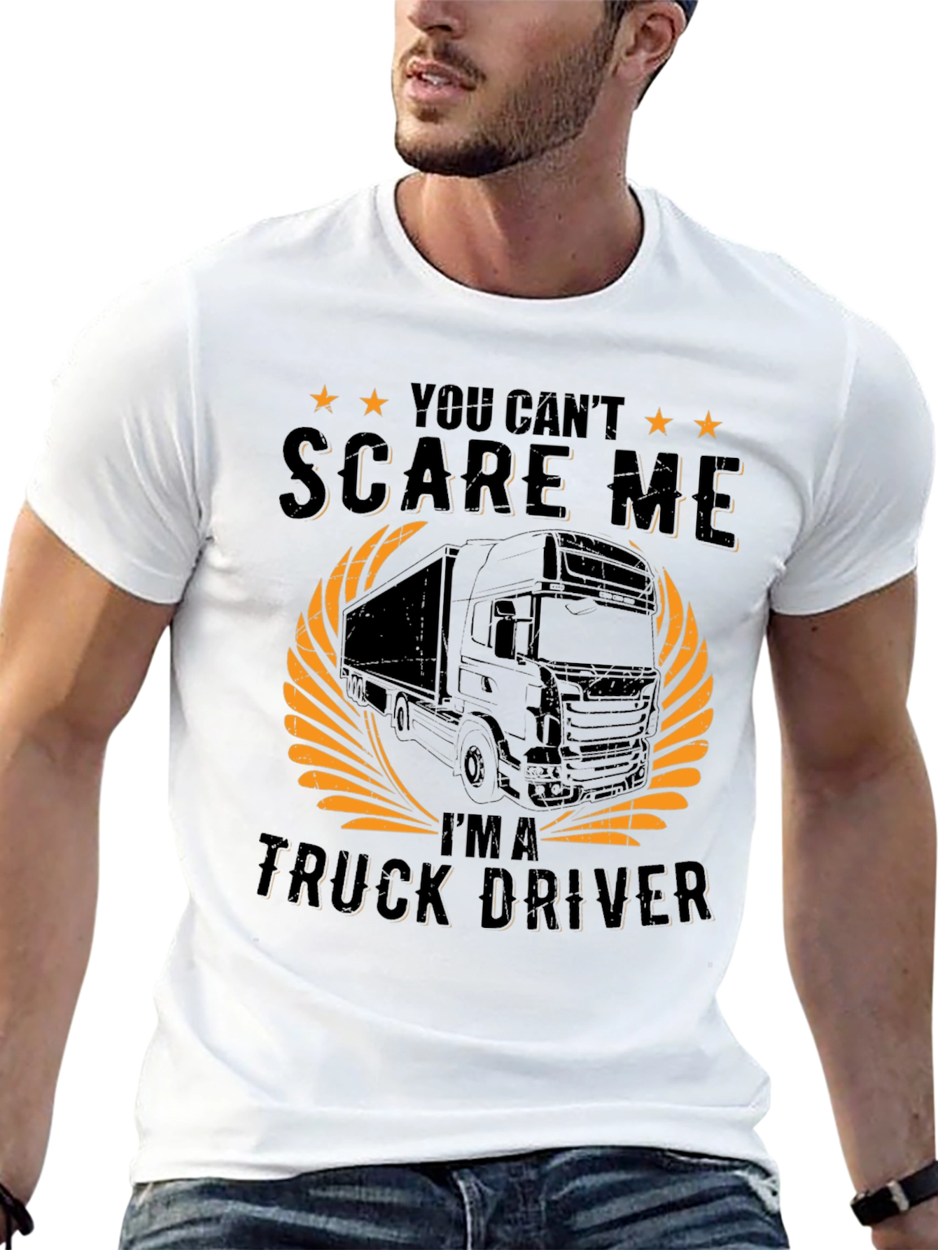 Truck Driver T-Shirt - Dont Scare Me!