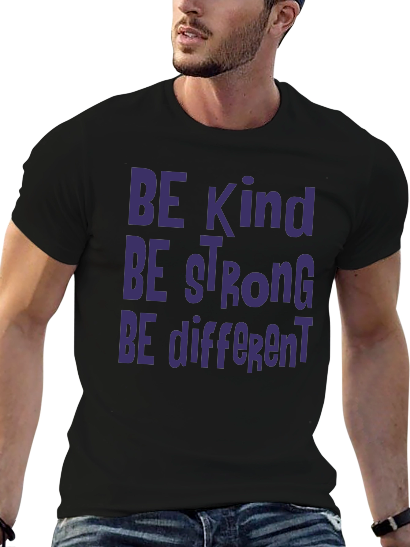Be Kind Be Strong Be Different Graphic Tee
