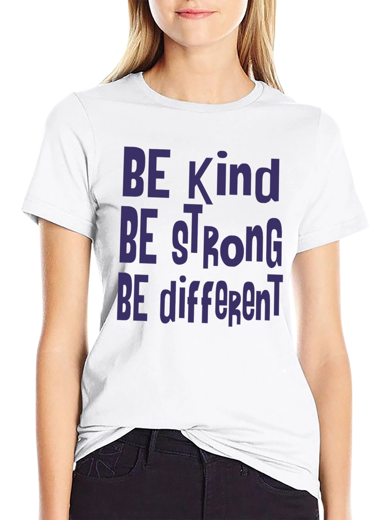Be Kind Be Strong Be Different Graphic Tee
