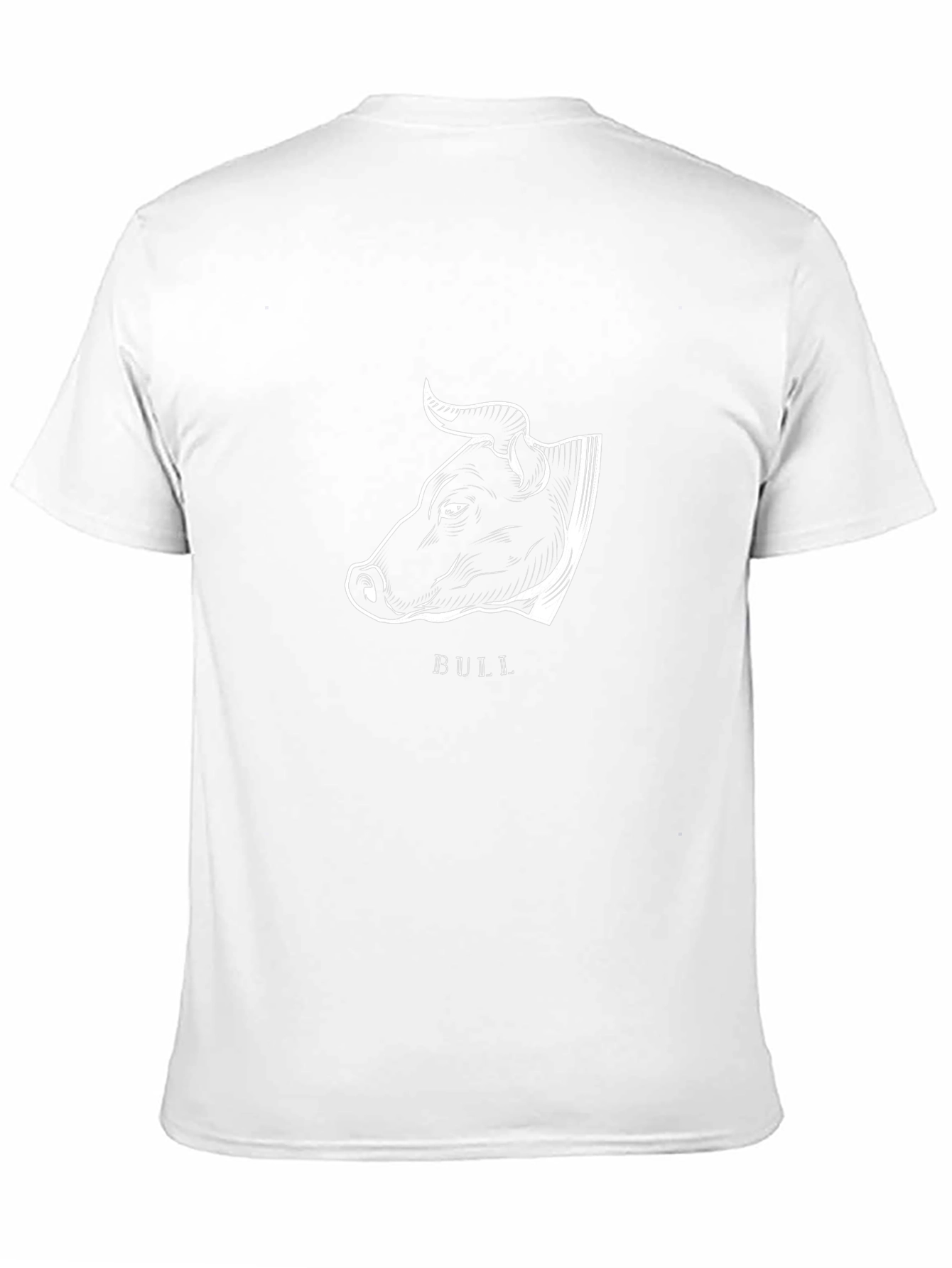 Bull Graphic Print Crew Neck T-Shirt