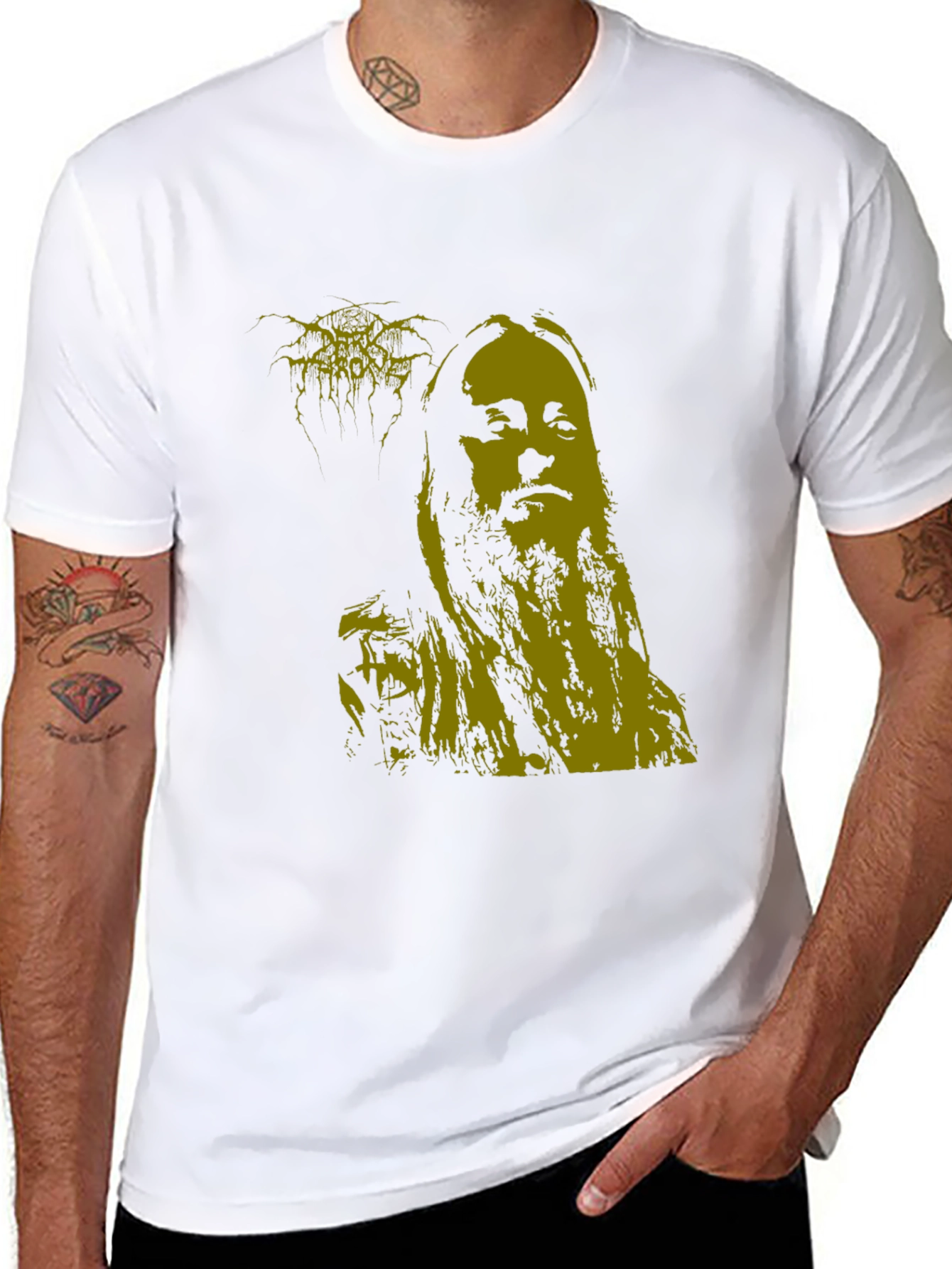 Black Darkthrone Band T-Shirt