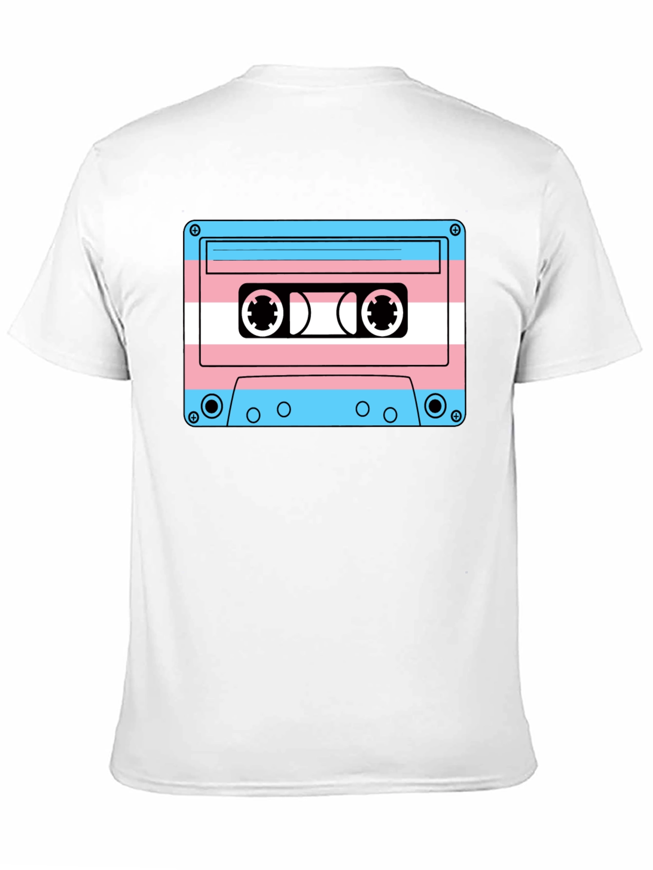 Transgender Pride Cassette Tape T-Shirt