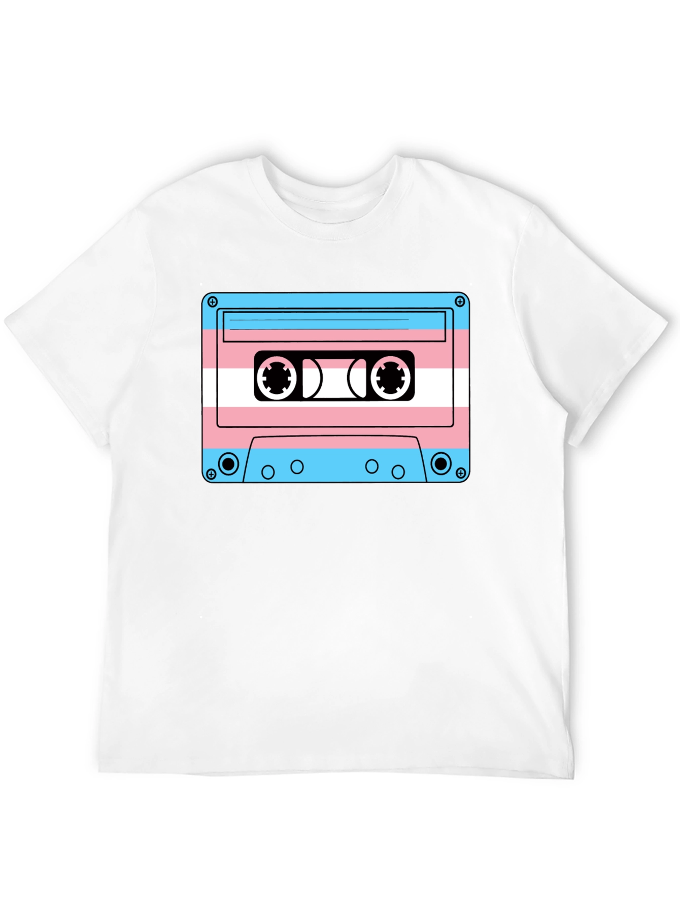 Transgender Pride Cassette Tape T-Shirt