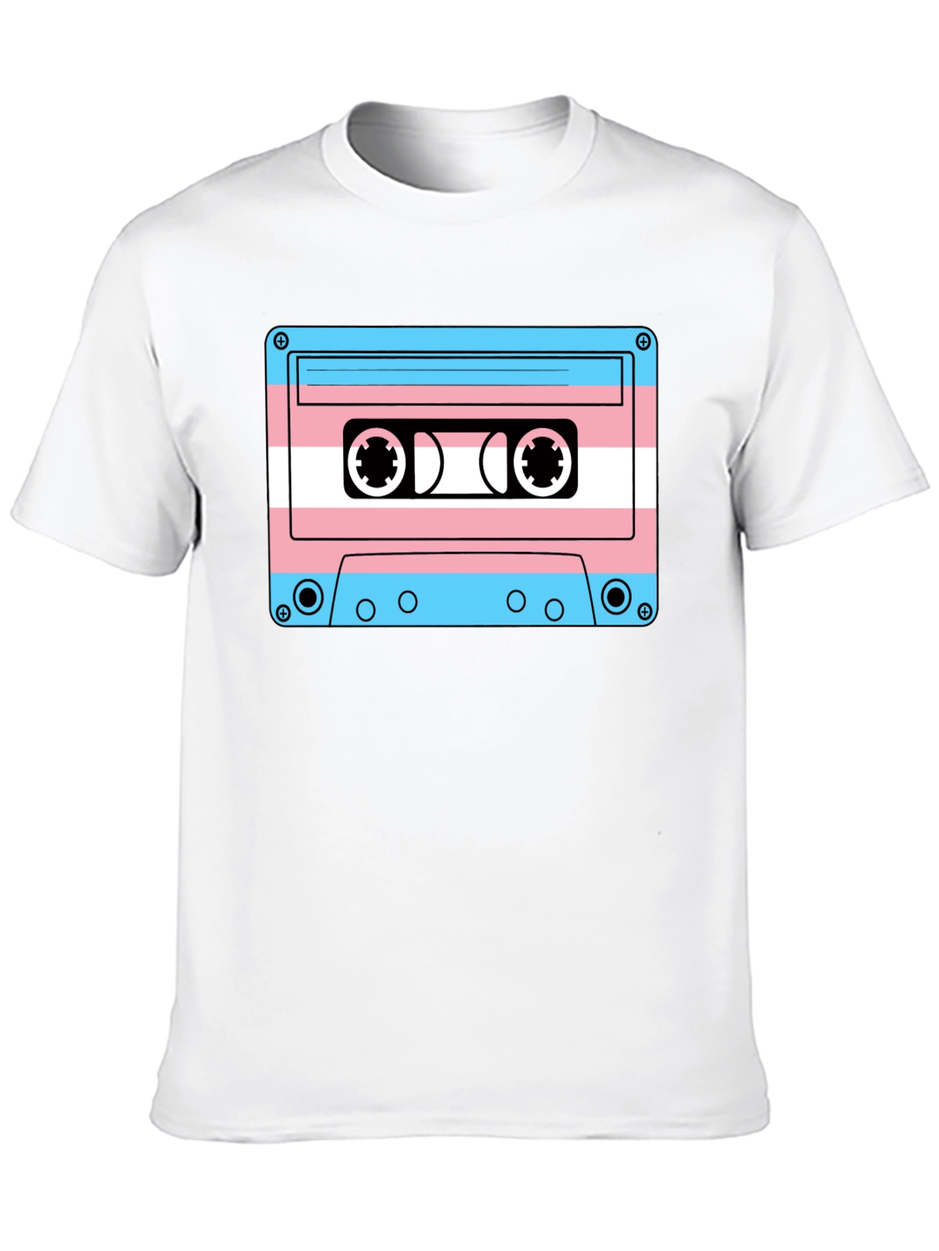 Transgender Pride Cassette Tape T-Shirt