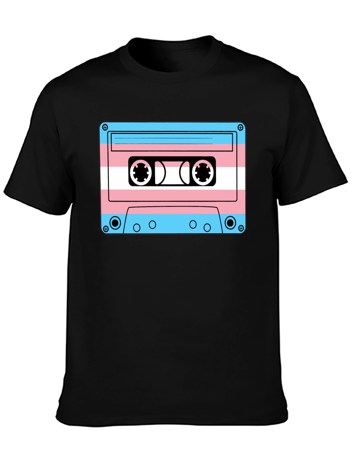 Transgender Pride Cassette Tape T-Shirt