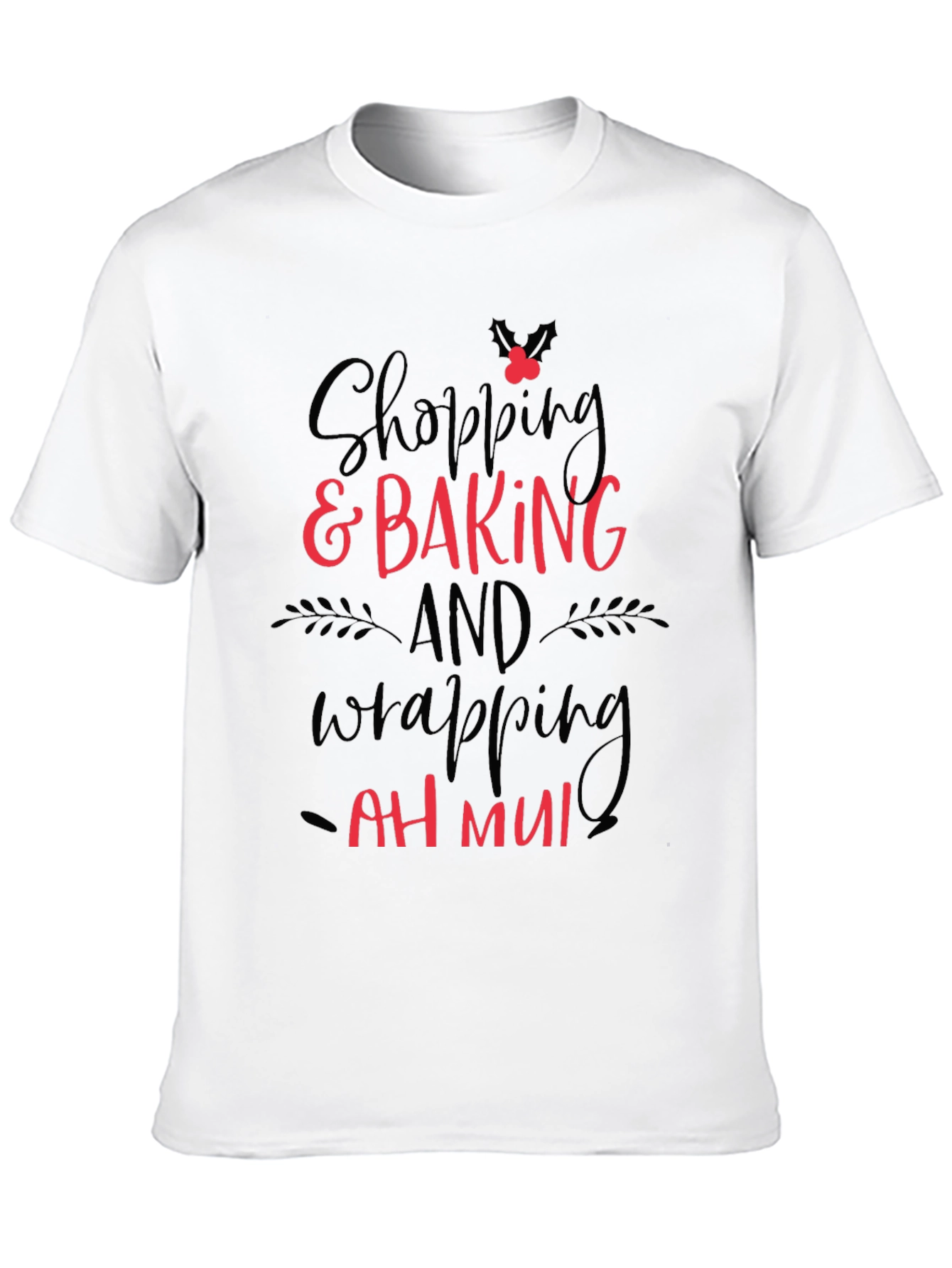 Festive Shopping & Baking T-Shirt