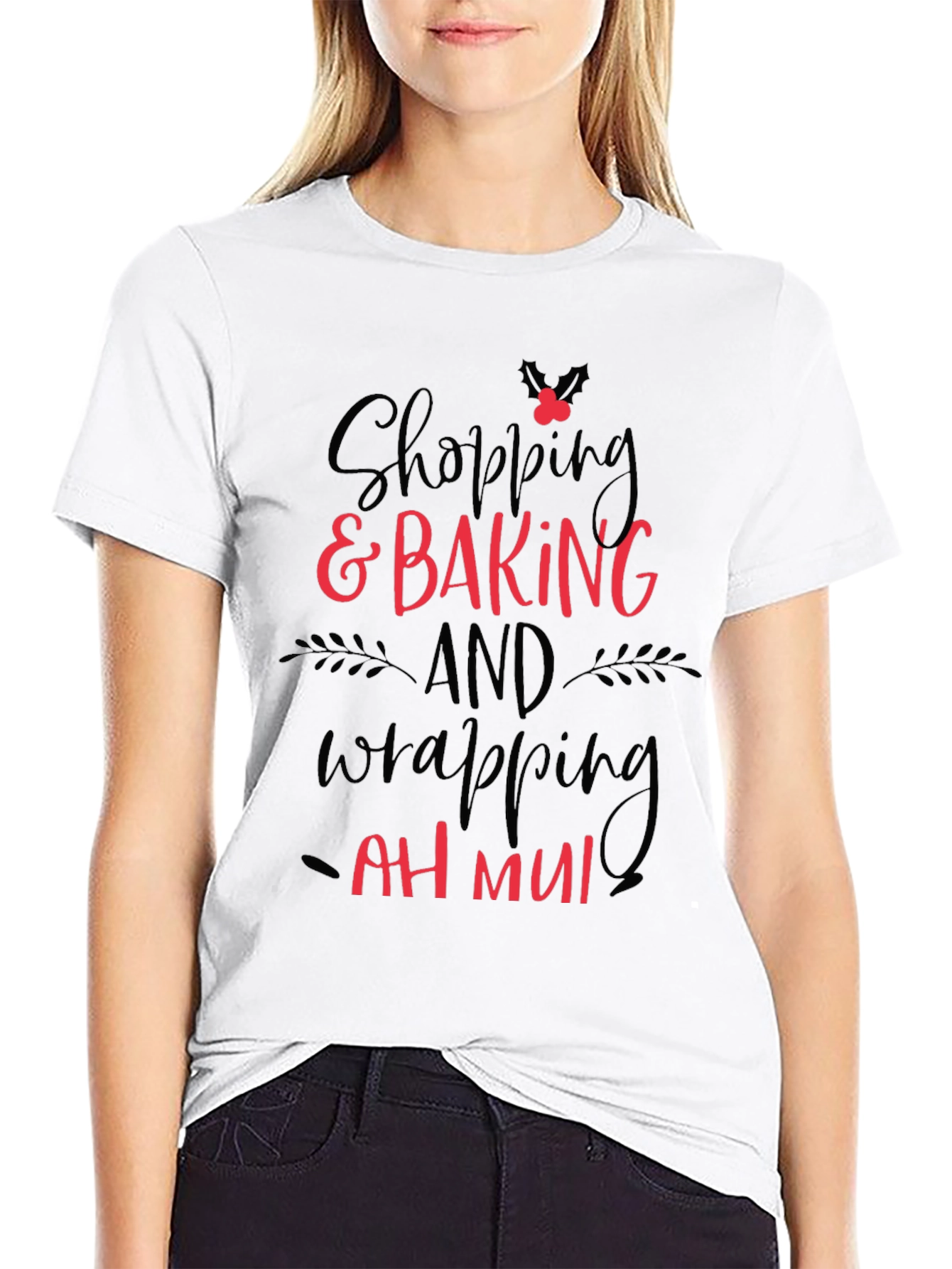 Festive Shopping & Baking T-Shirt
