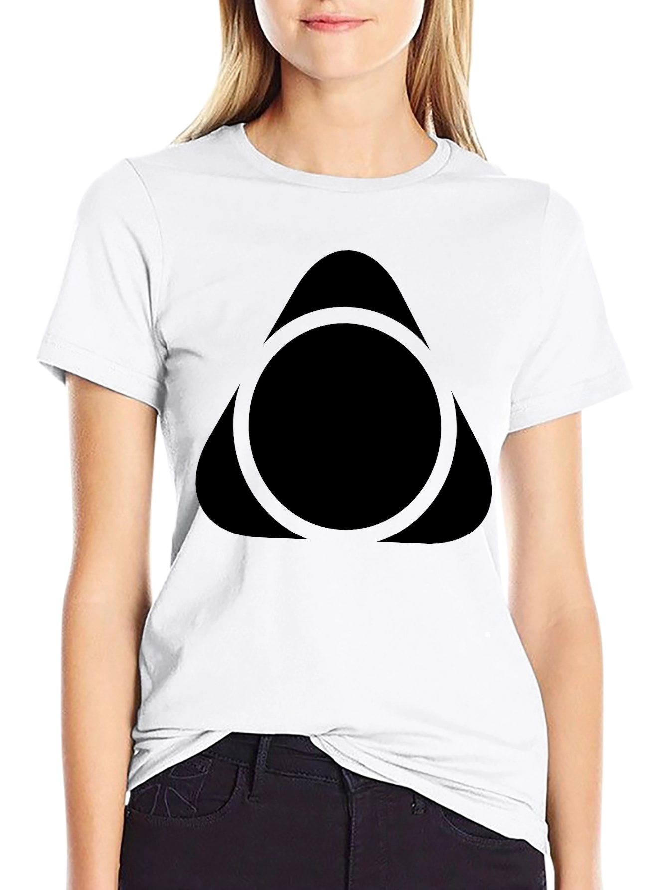 Geometric Black T-Shirt