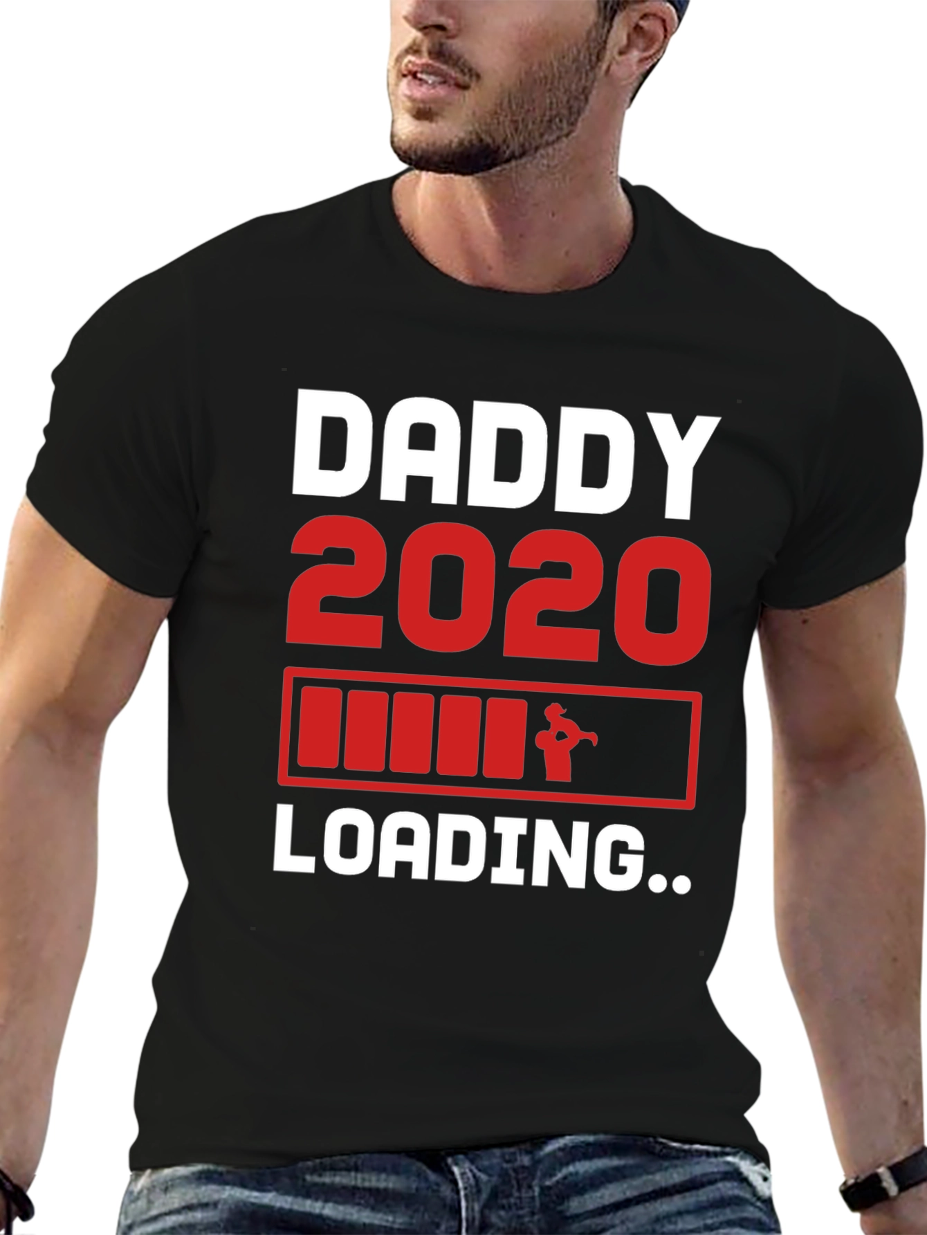 Daddy 2020 Loading T-Shirt - New Dad Gift