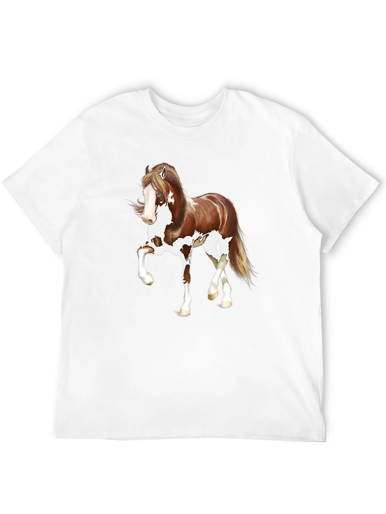 Horse Graphic T-Shirt - Unisex Black Tee