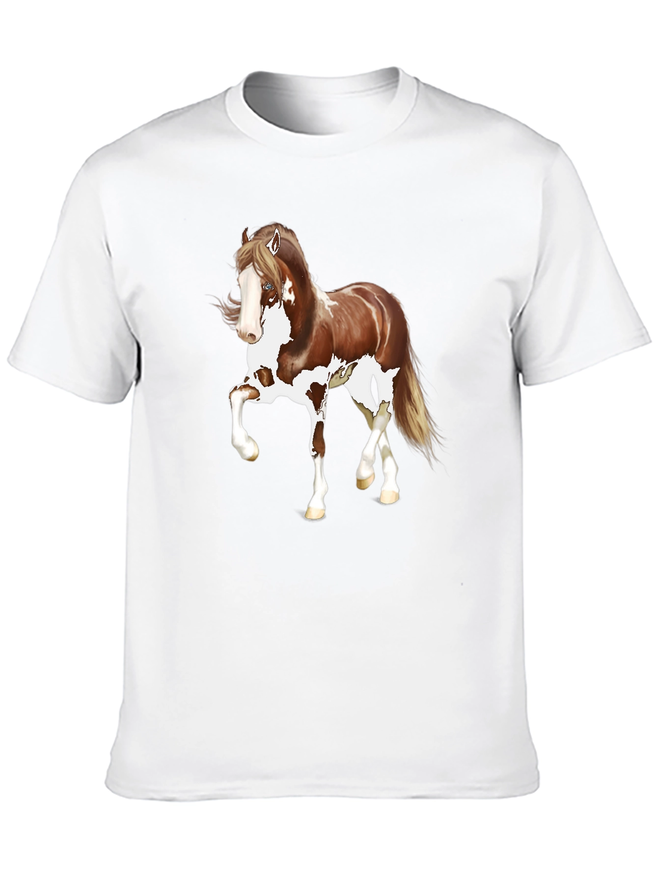 Horse Graphic T-Shirt - Unisex Black Tee