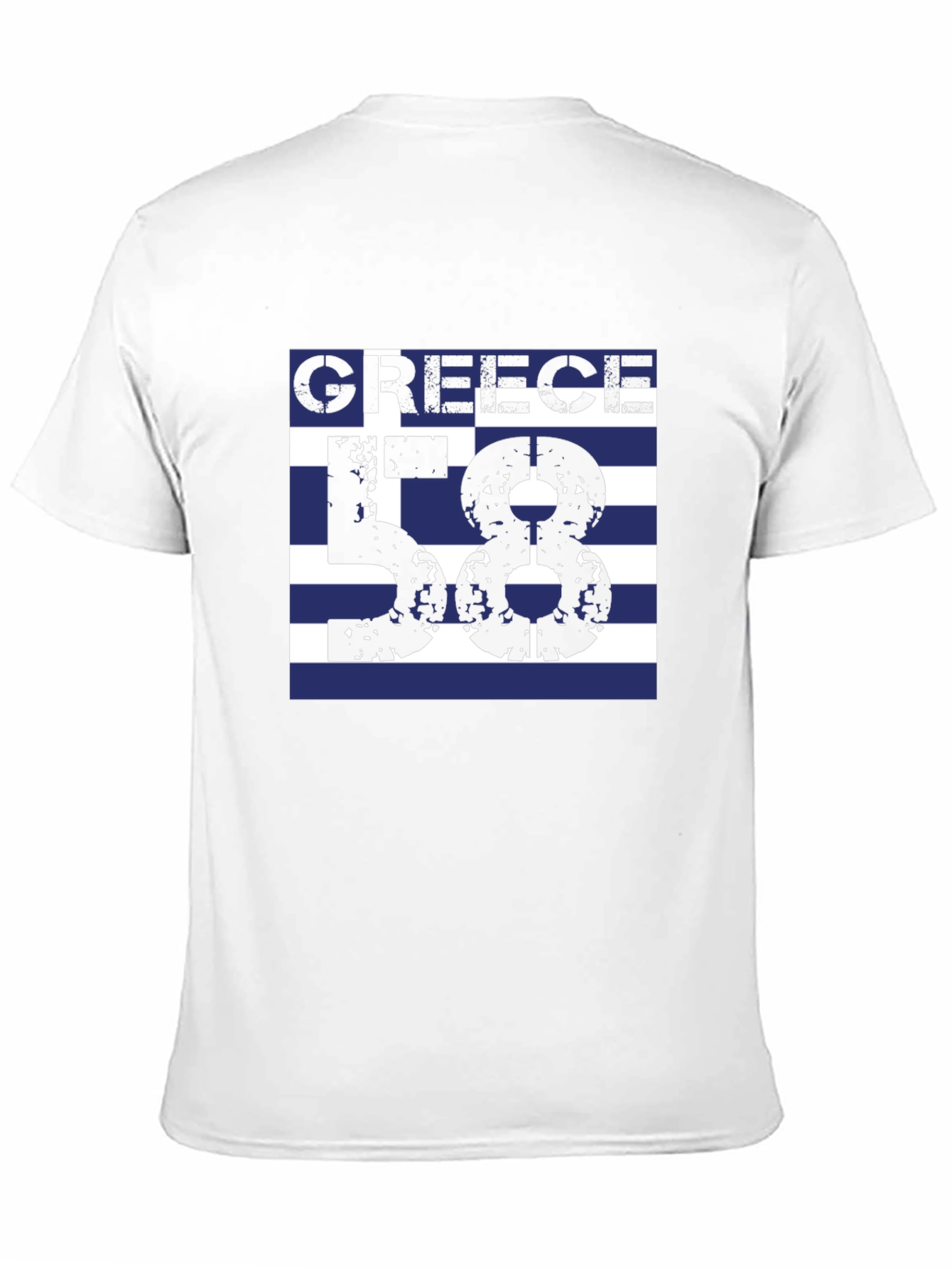 Greece Flag T-Shirt - Number 58