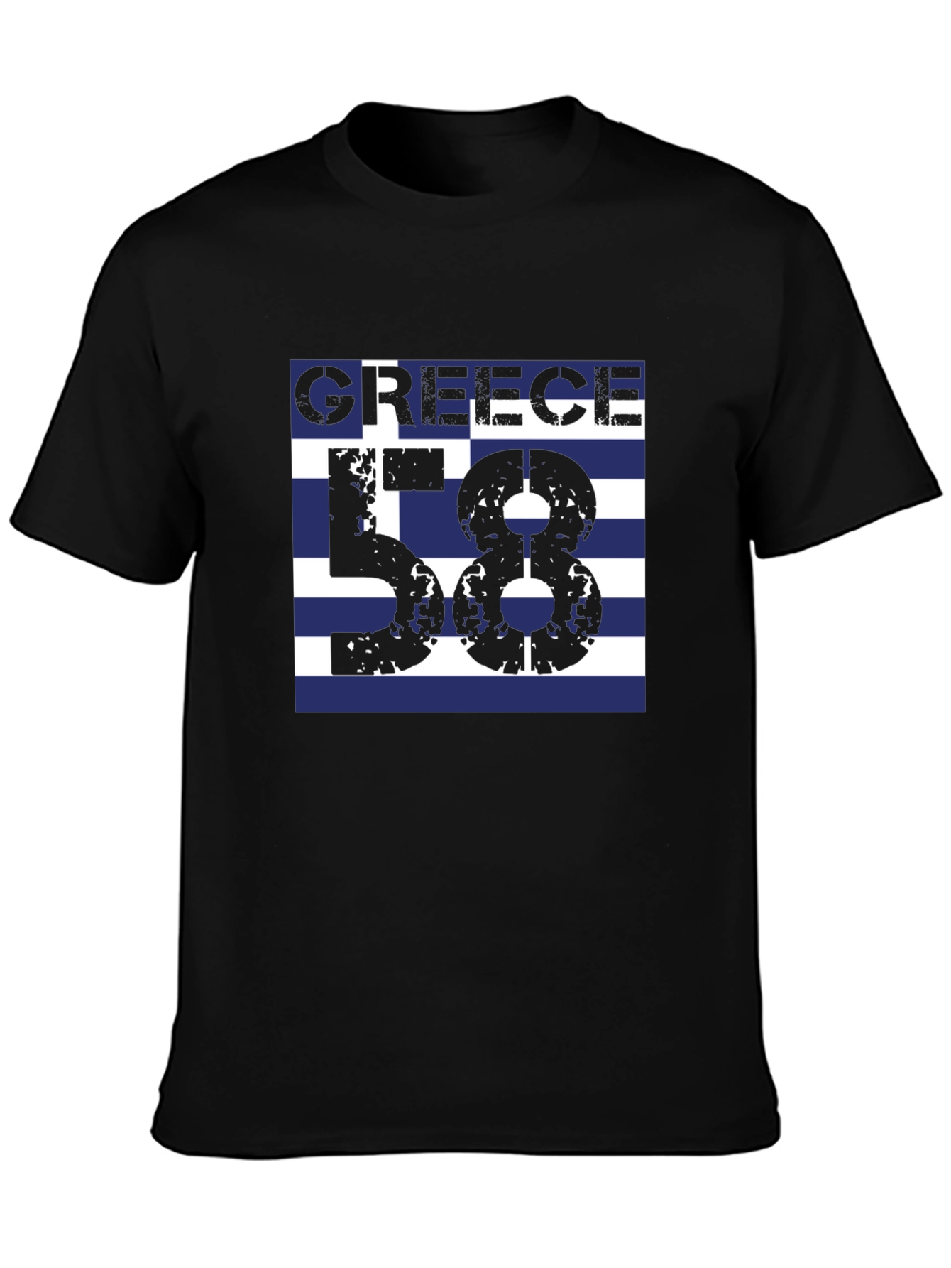 Greece Flag T-Shirt - Number 58