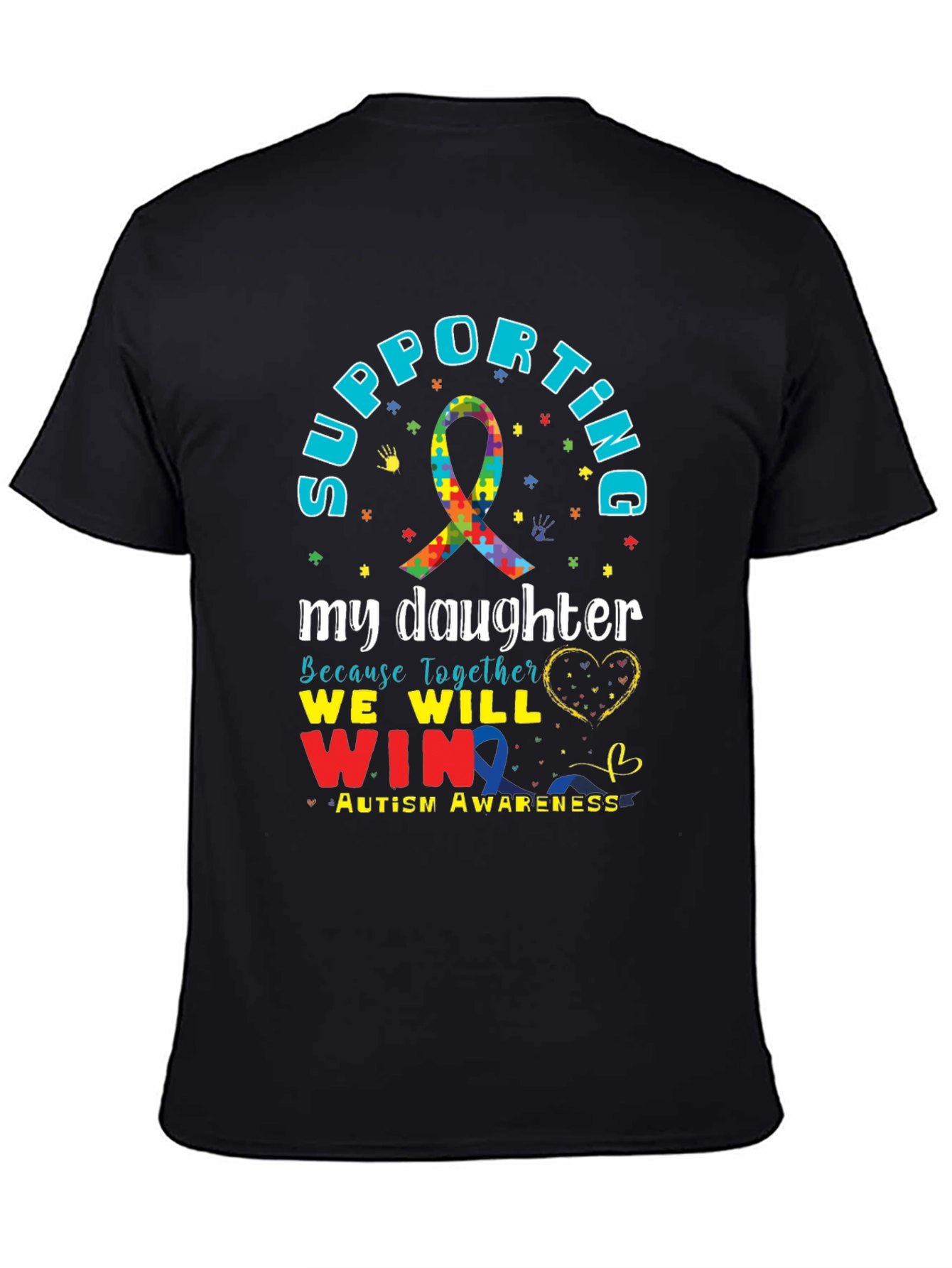 Supporting My Daughter Autism Awareness T-Shirt