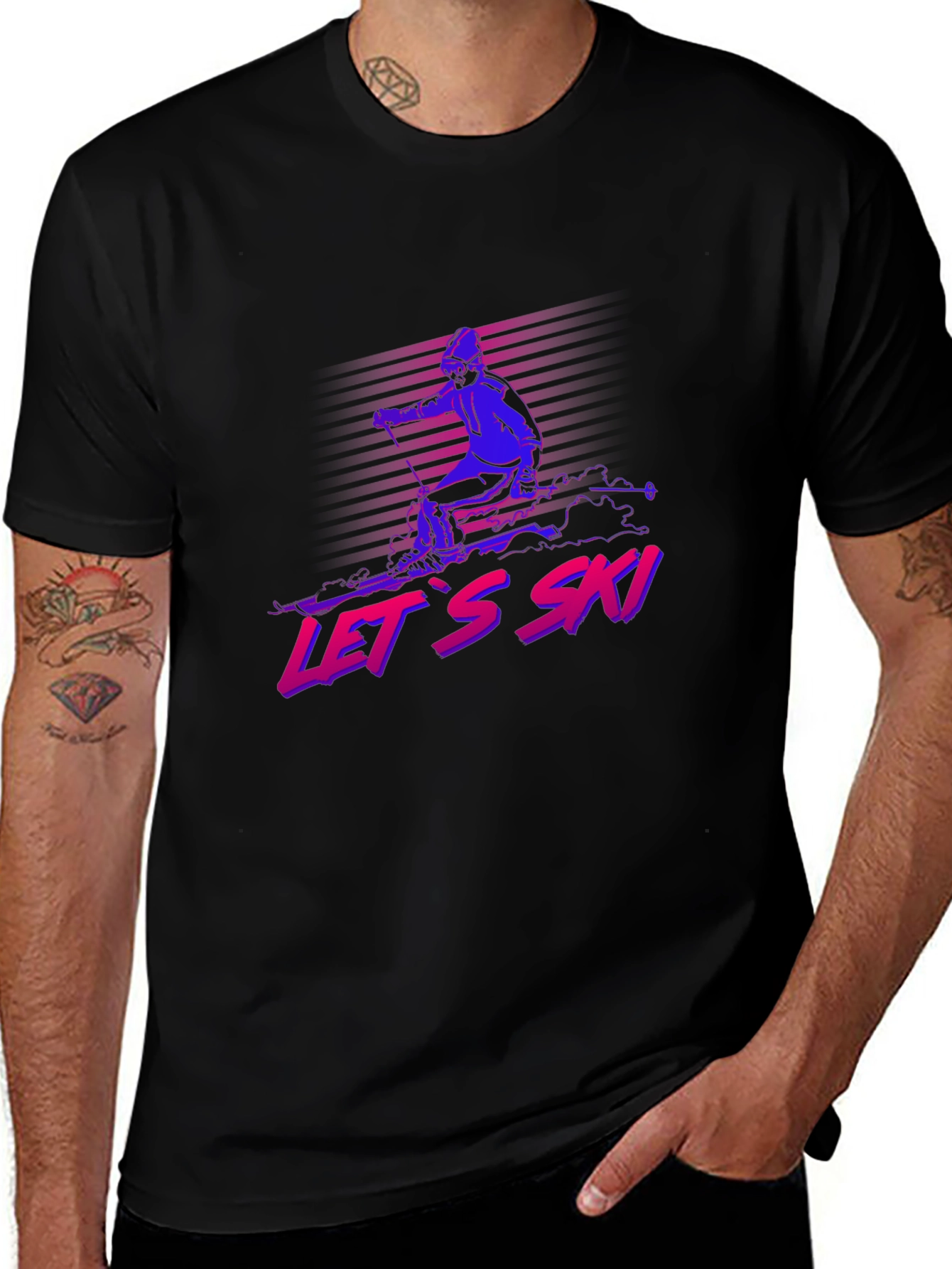 Retro Ski Graphic T-Shirt