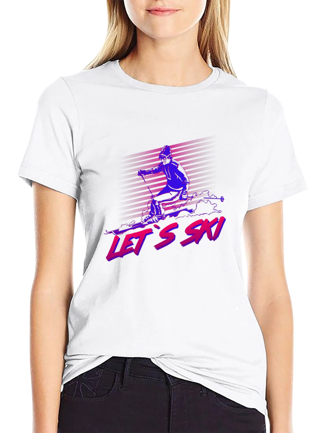 Retro Ski Graphic T-Shirt