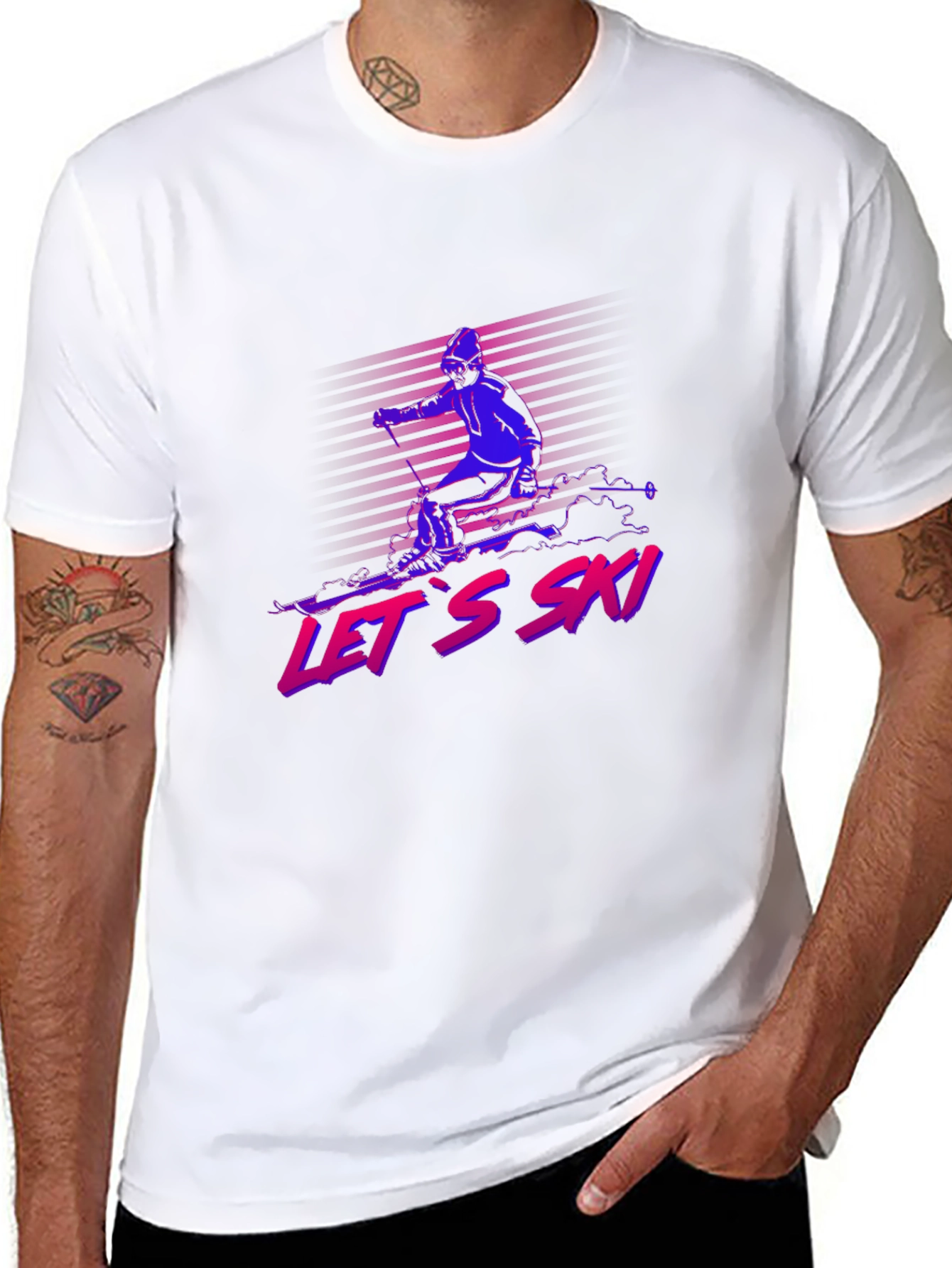 Retro Ski Graphic T-Shirt
