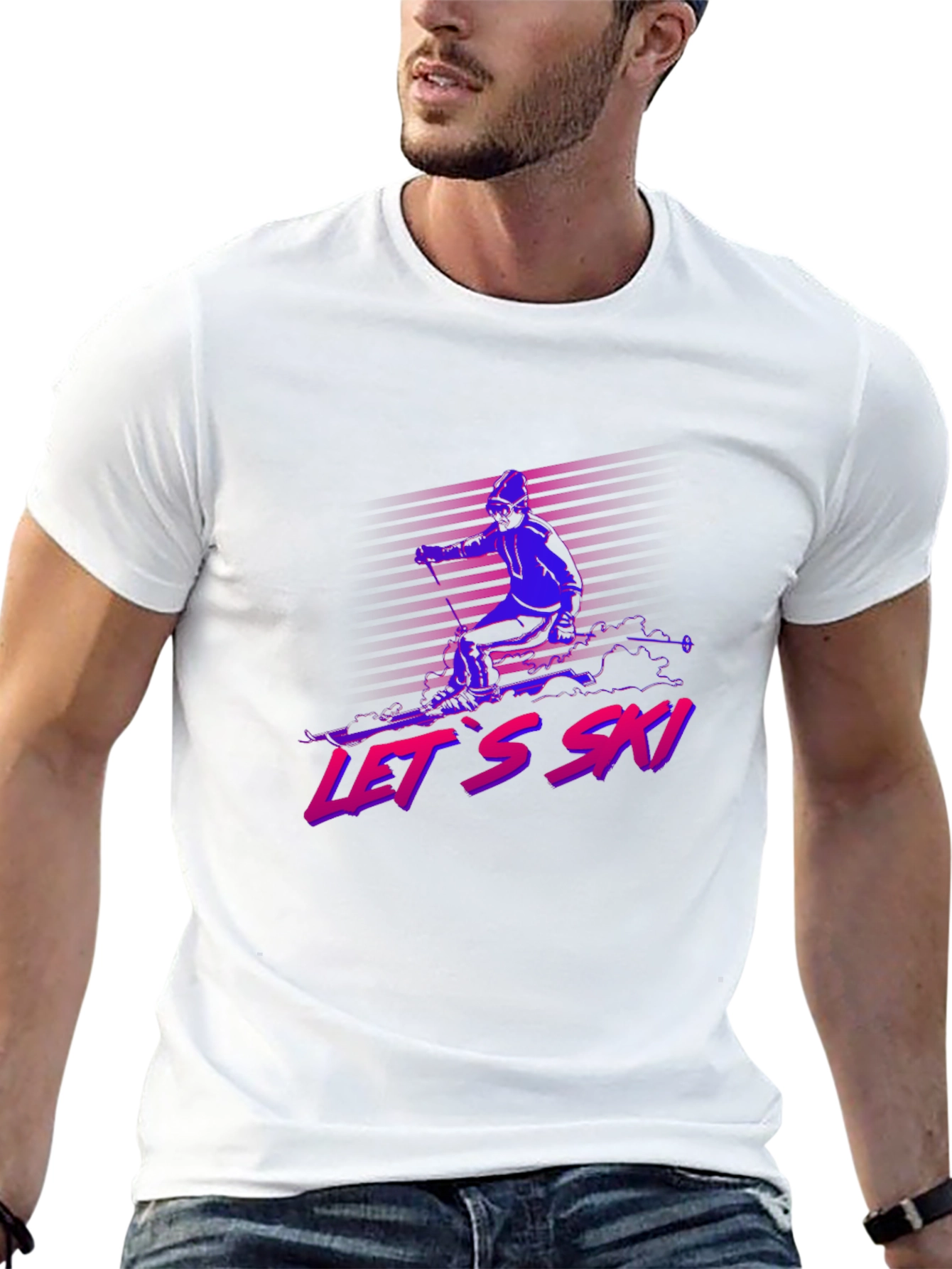 Retro Ski Graphic T-Shirt