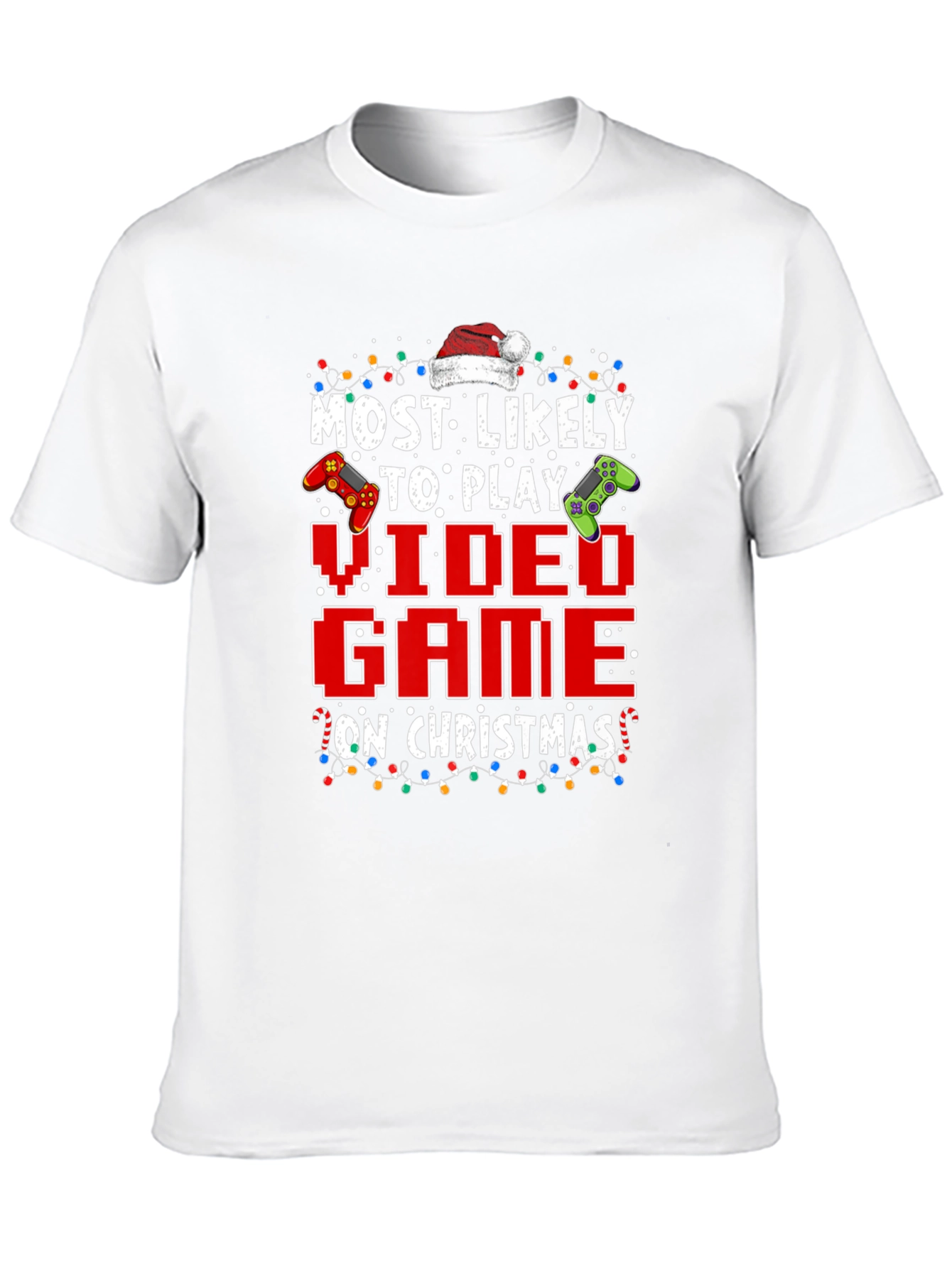 Most Likely To Play Video Game On Christmas T-Shirt