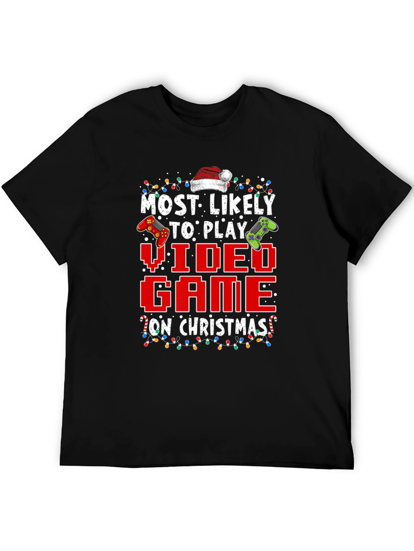 Most Likely To Play Video Game On Christmas T-Shirt