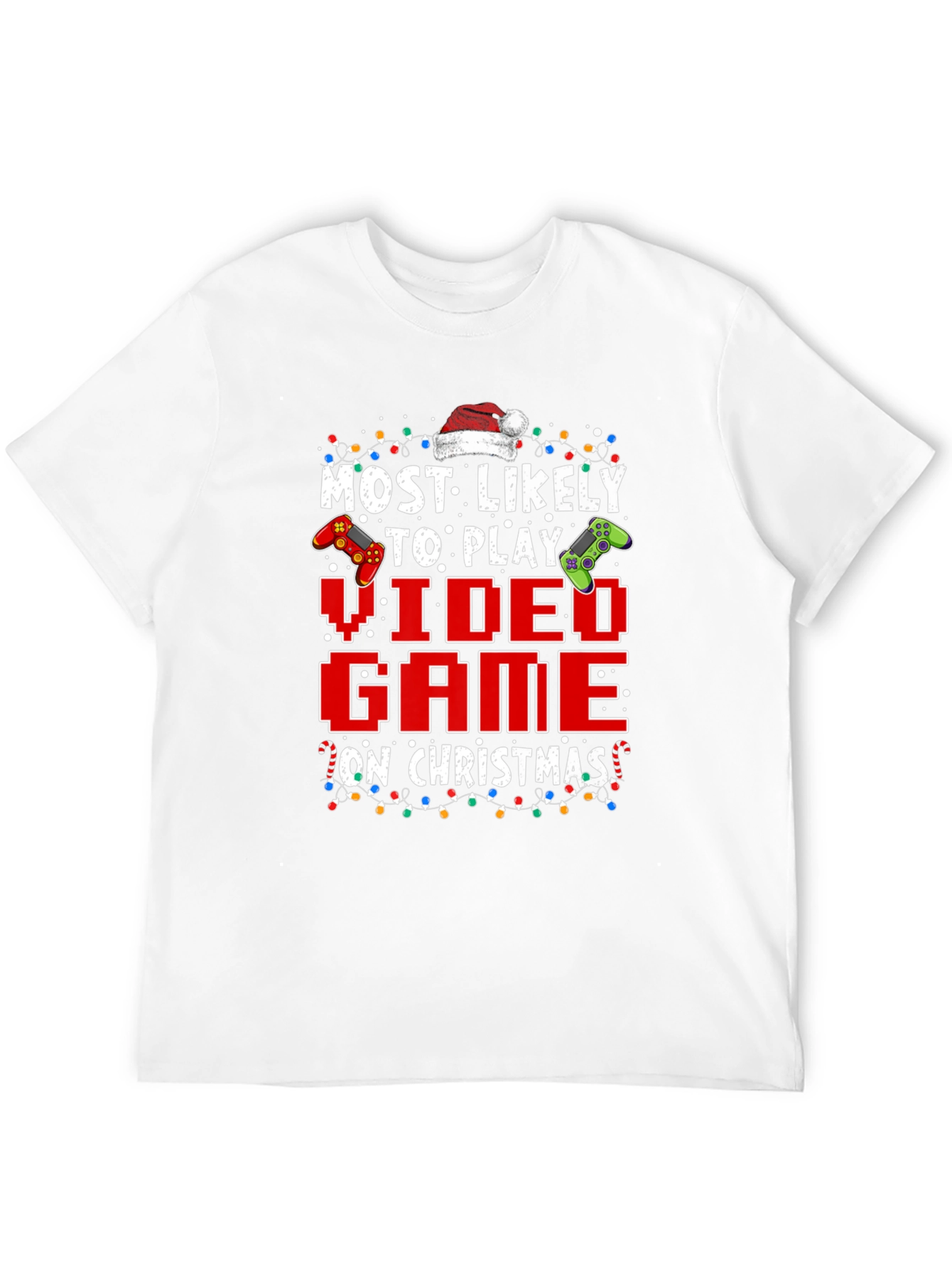 Most Likely To Play Video Game On Christmas T-Shirt