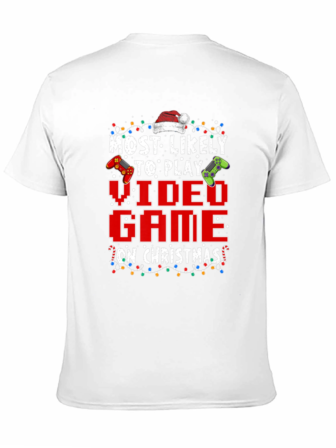 Most Likely To Play Video Game On Christmas T-Shirt