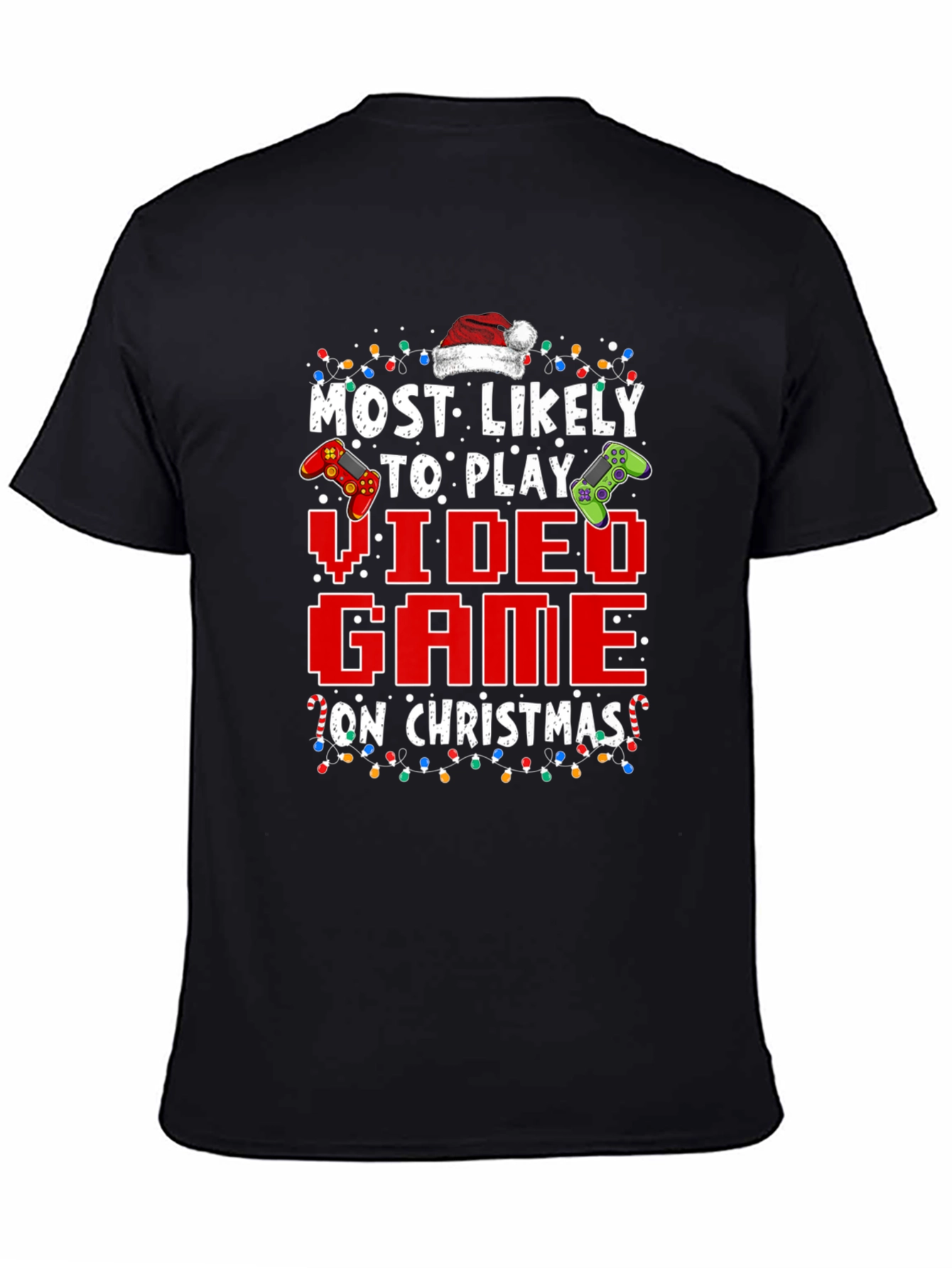Most Likely To Play Video Game On Christmas T-Shirt
