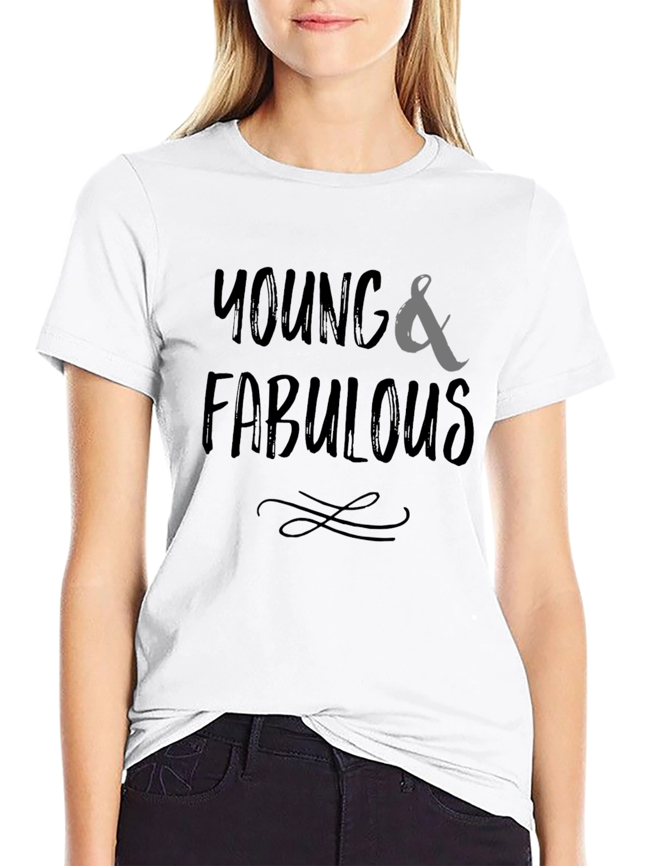 Young & Fabulous Graphic Tee - Stylish Comfort