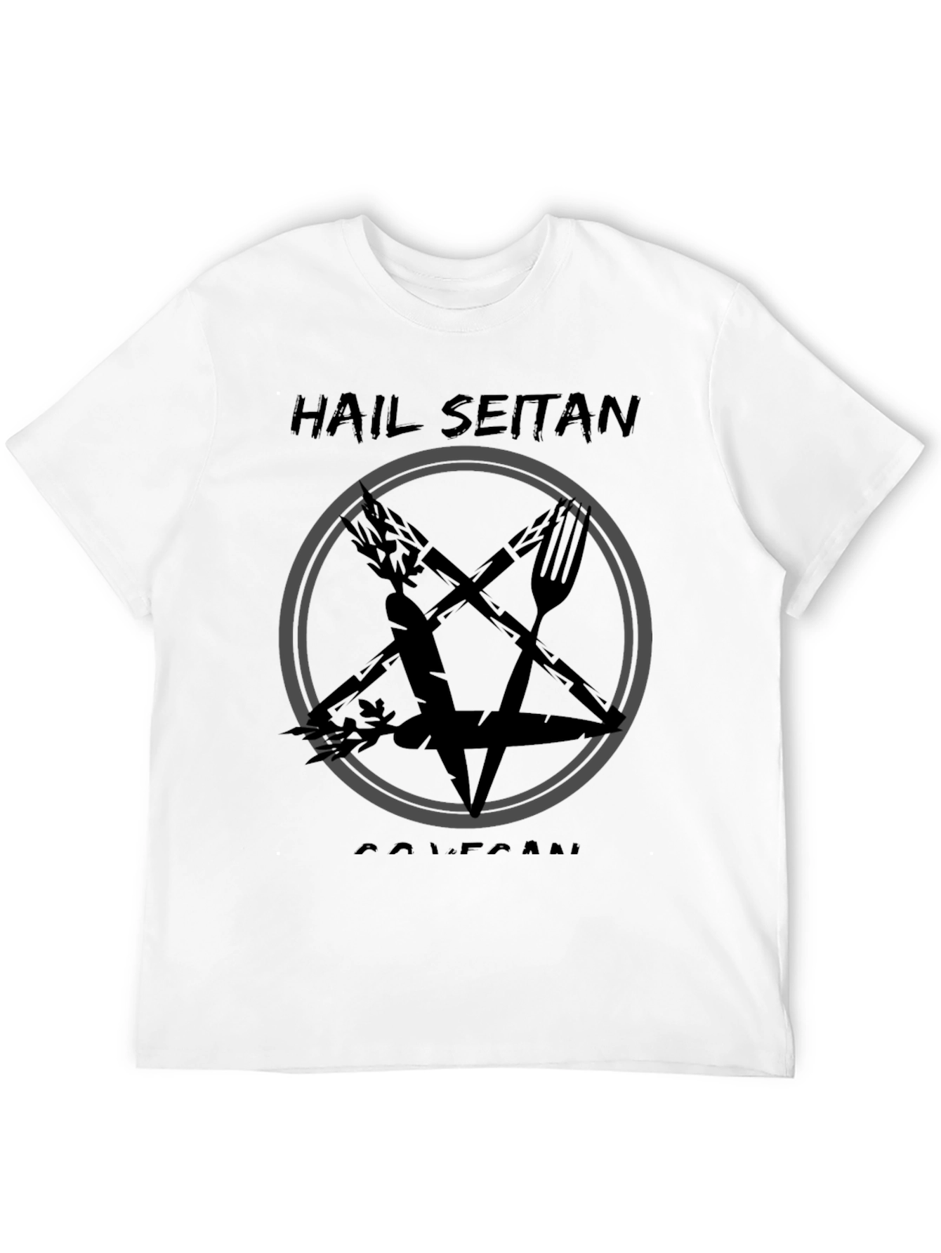 Hail Seitan Vegan Graphic Tee