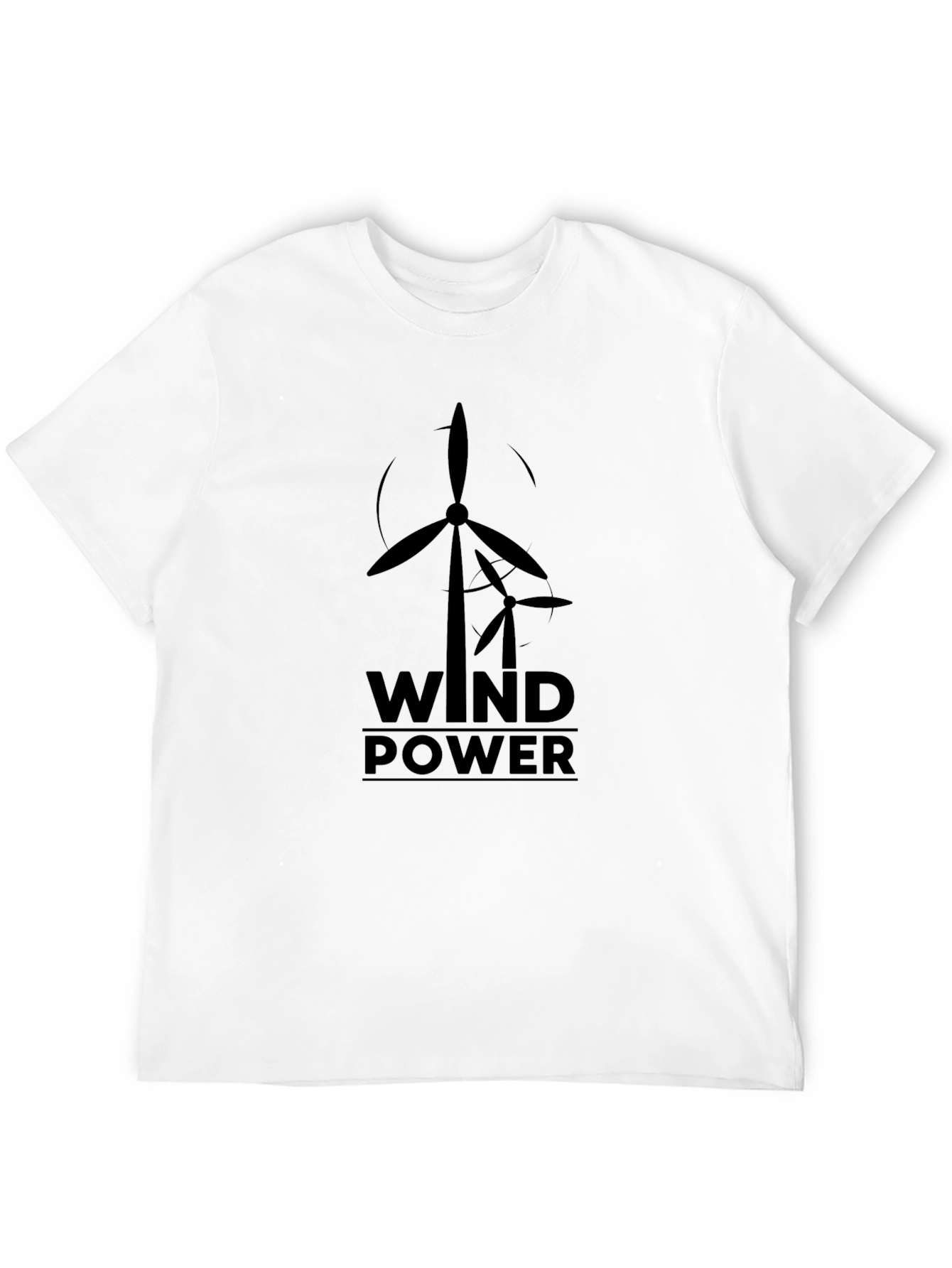 Wind Power Graphic Tee - Sustainable Energy Shirt
