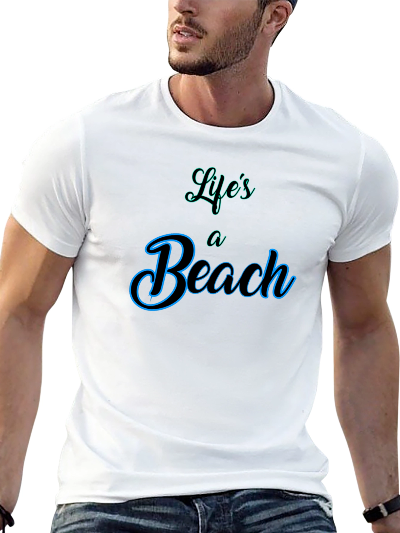 Lifes a Beach Graphic T-Shirt