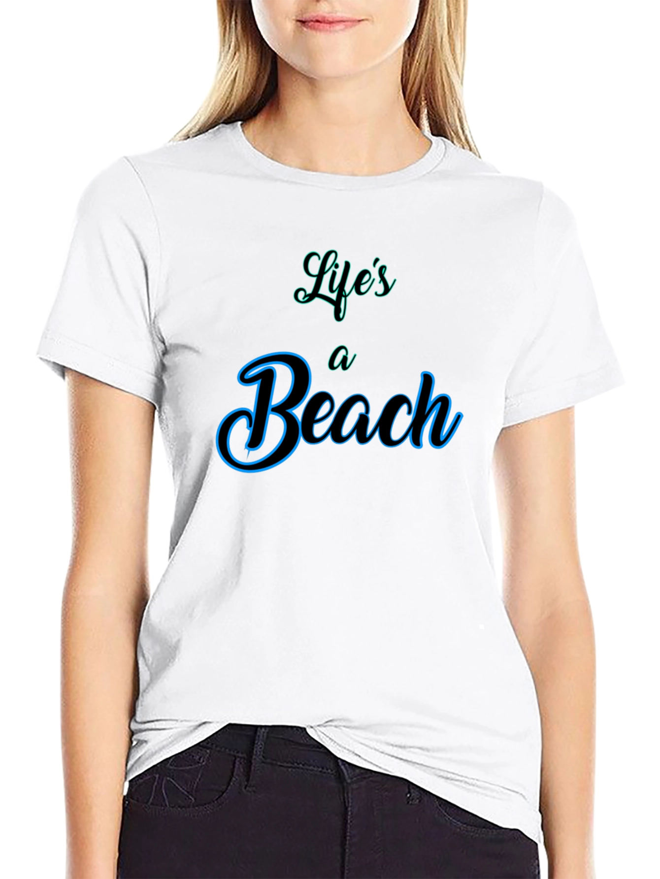 Lifes a Beach Graphic T-Shirt