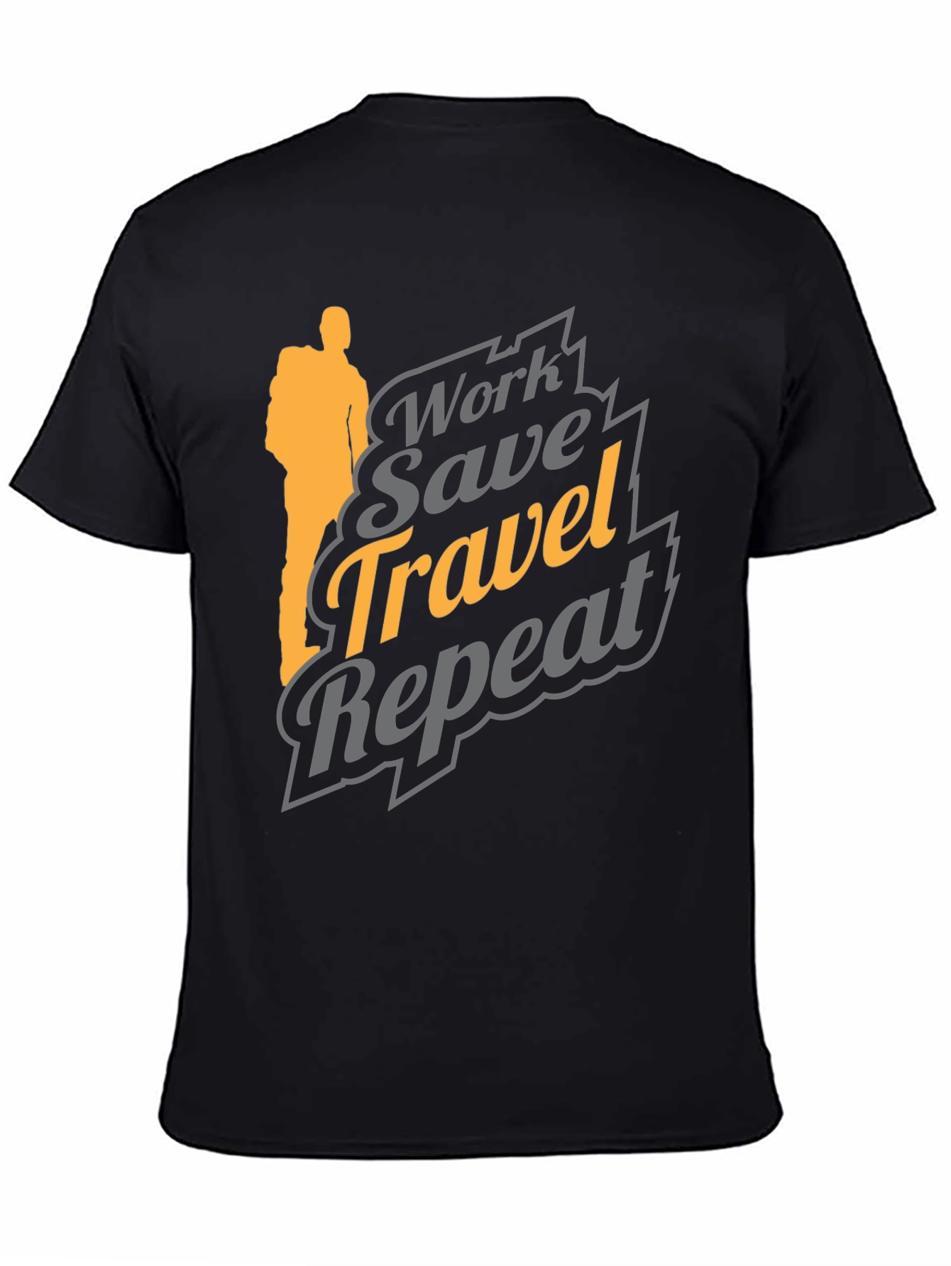 Work Save Travel Repeat Graphic Tee