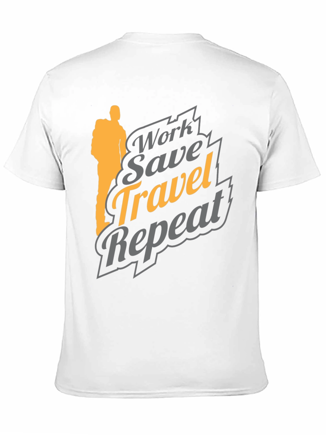 Work Save Travel Repeat Graphic Tee