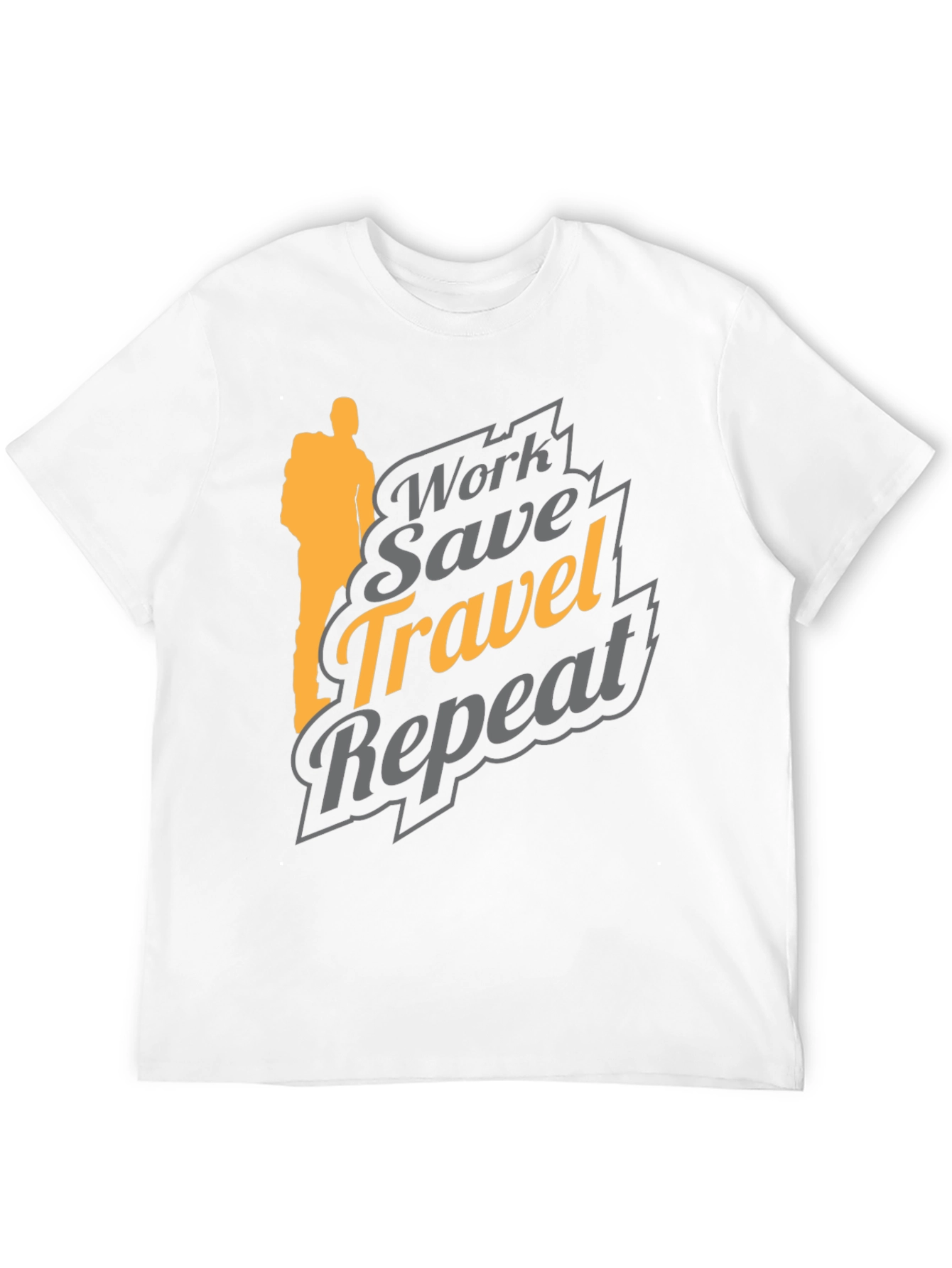 Work Save Travel Repeat Graphic Tee